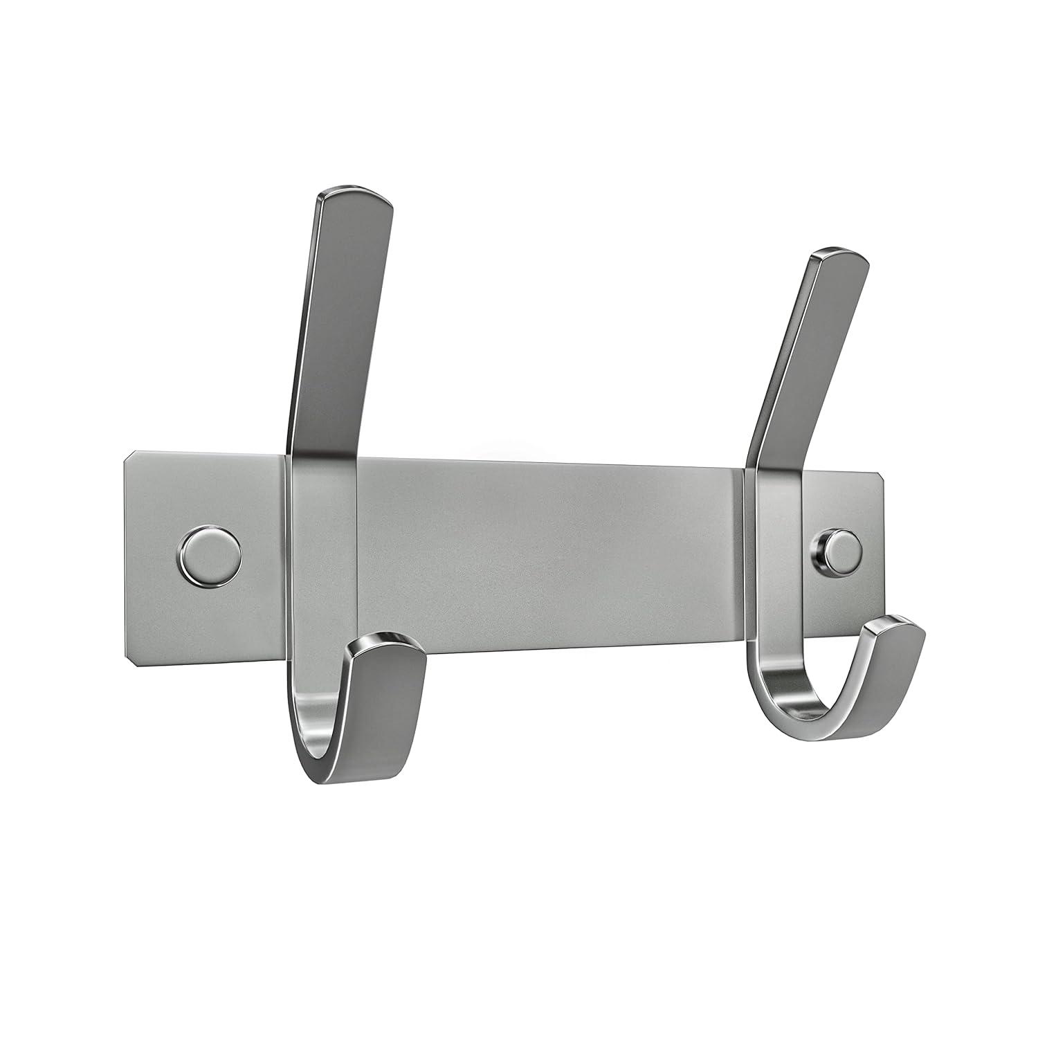 MAXAYA Coat Rack Wall Mount With 6 Double Hooks For Hang...