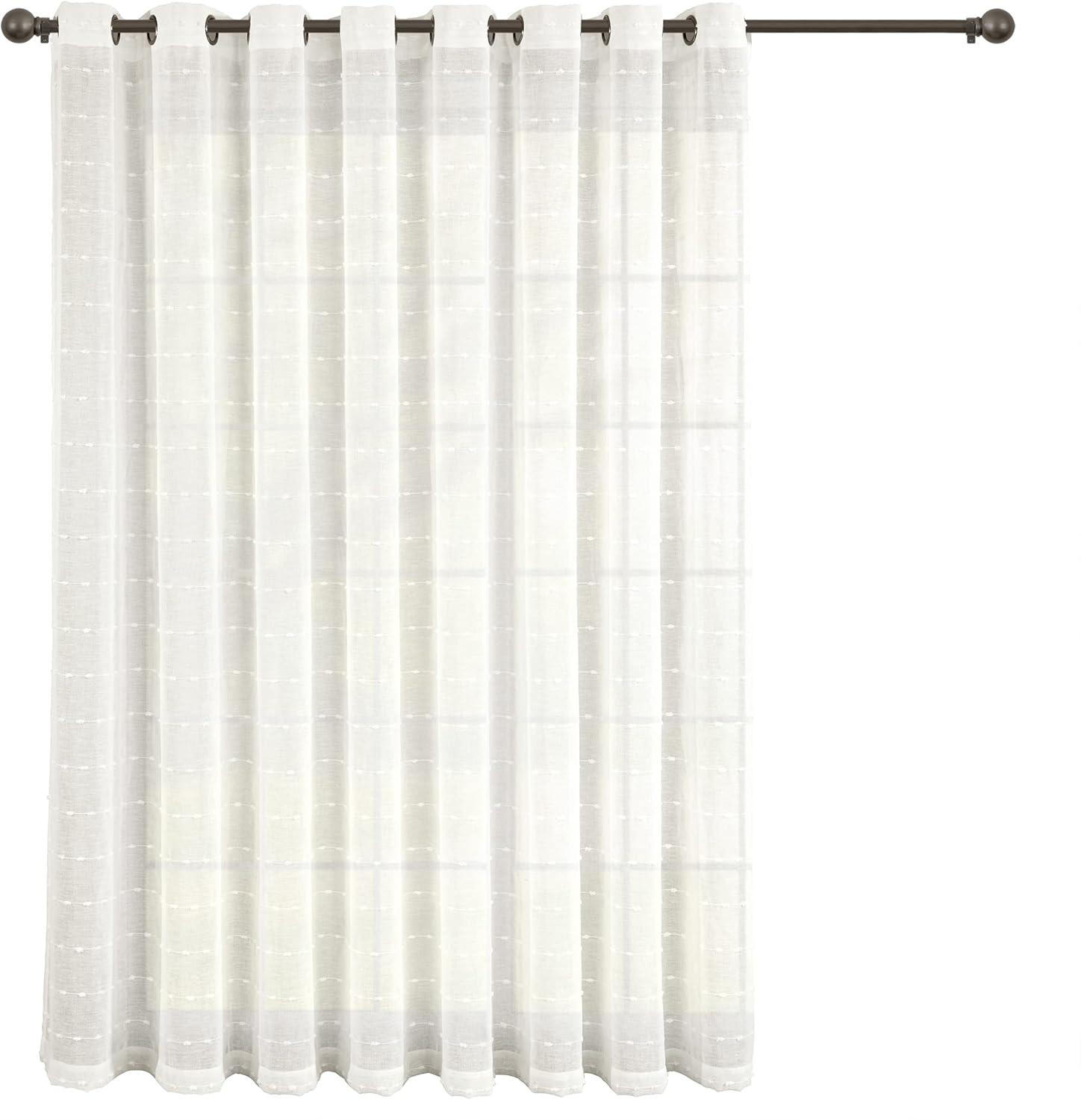 Lush Decor Solid Sheer Grommet Curtain Panels