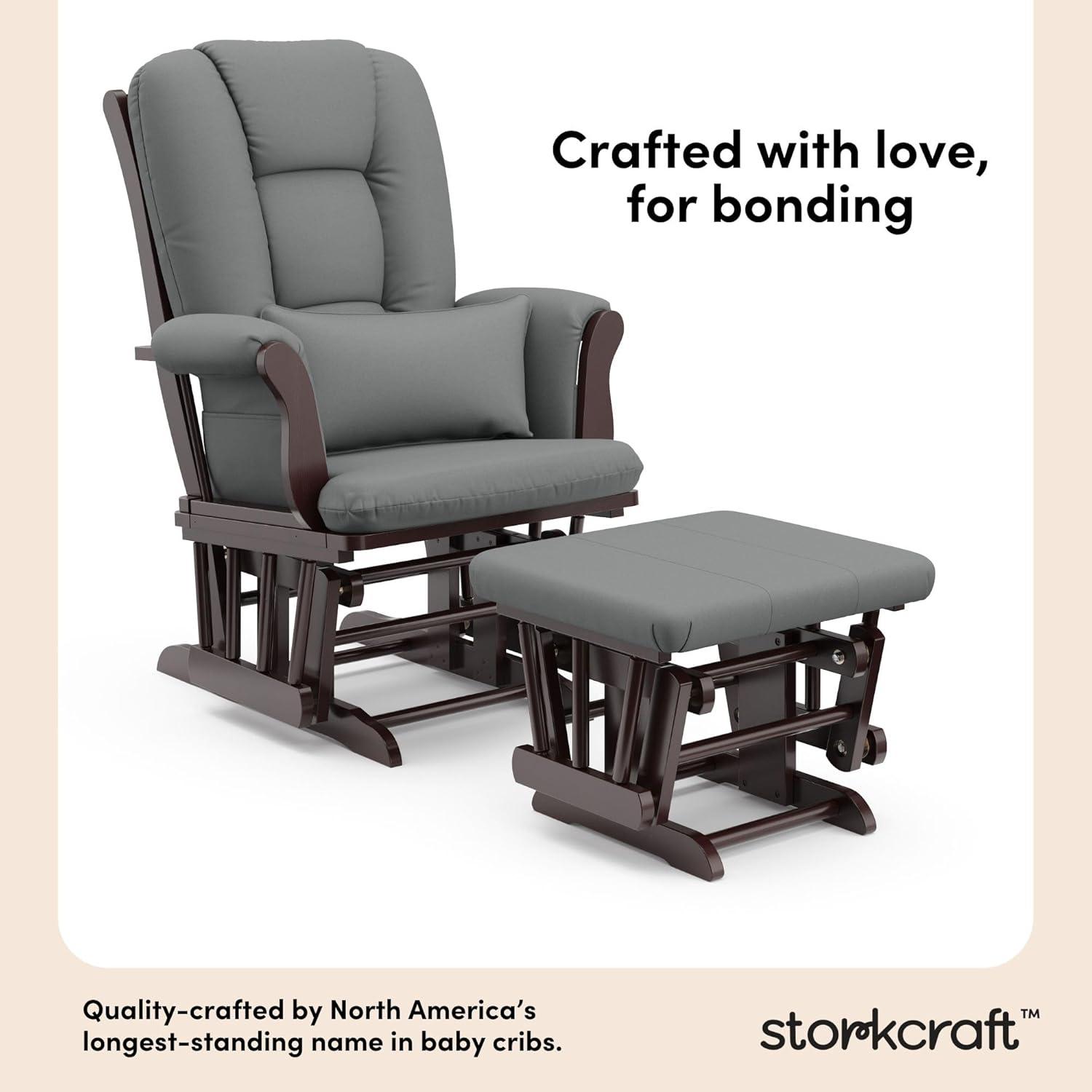 Tuscany Rocking Chair Glider with Ottoman