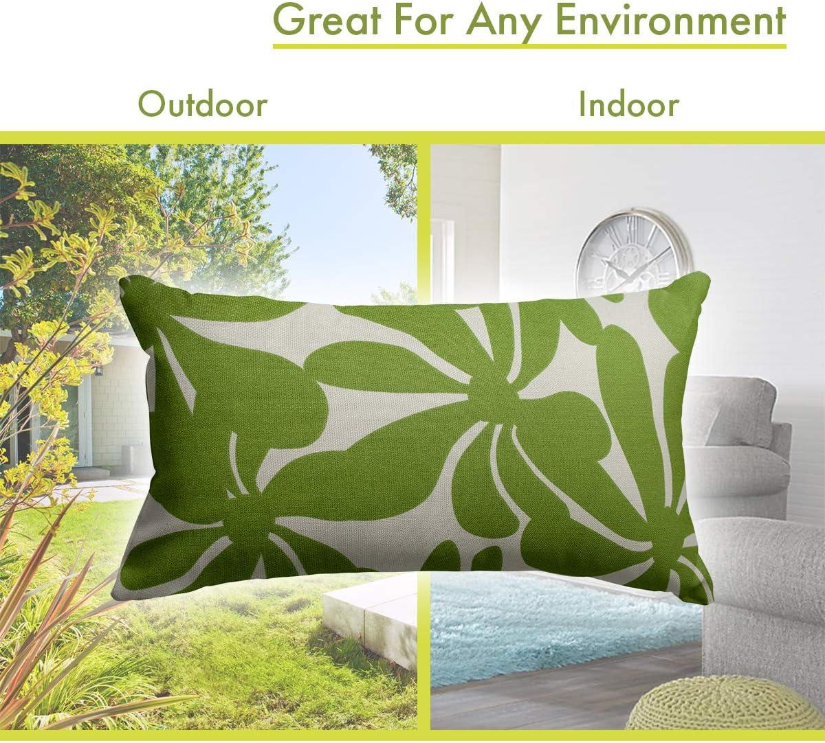 Plantation Floral Indoor/Outdoor Reversible Throw Pillow