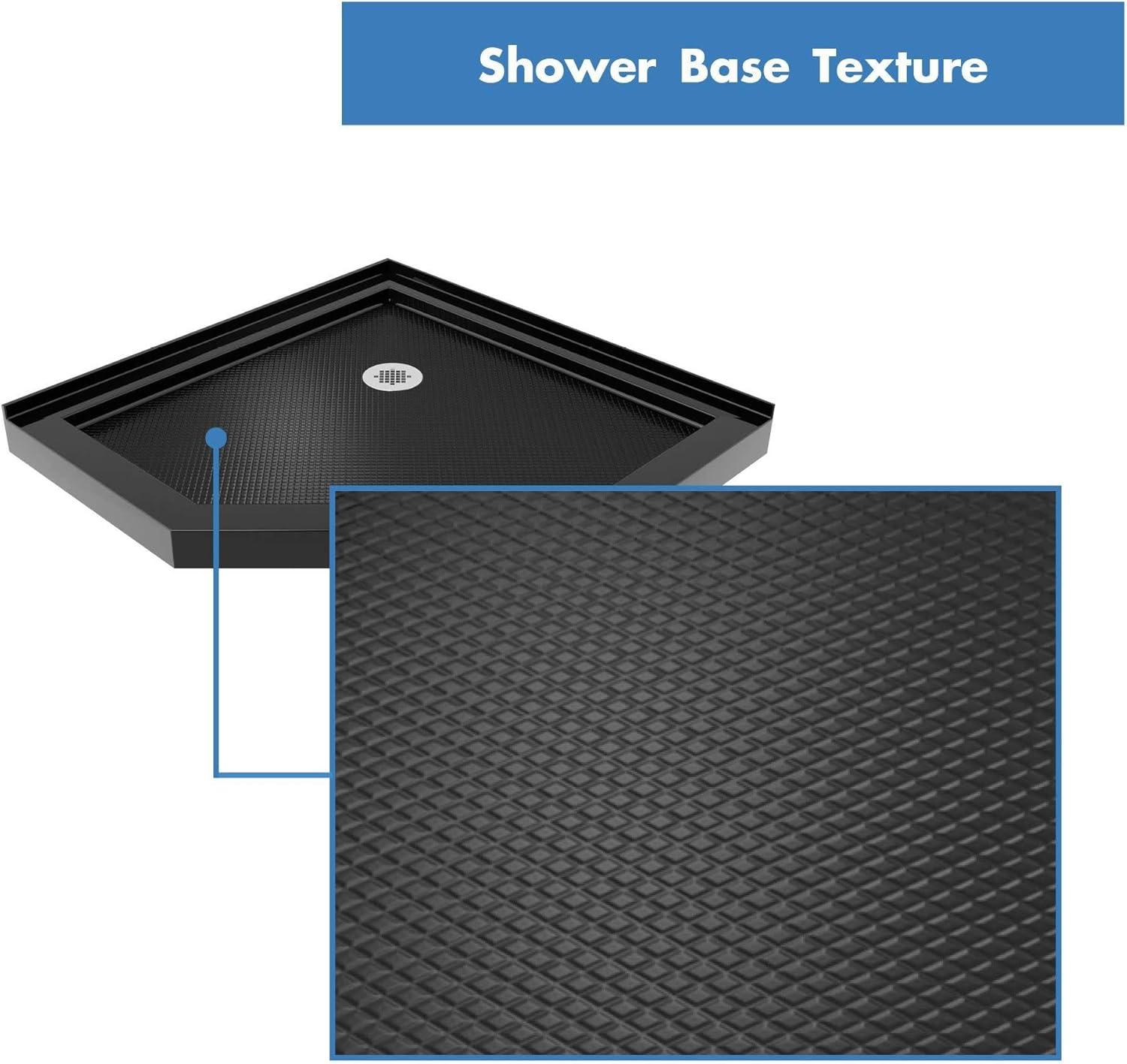 DreamLine Prism Plus 42" x 74.75" Rectangle Hinged Shower Enclosure with Base Included