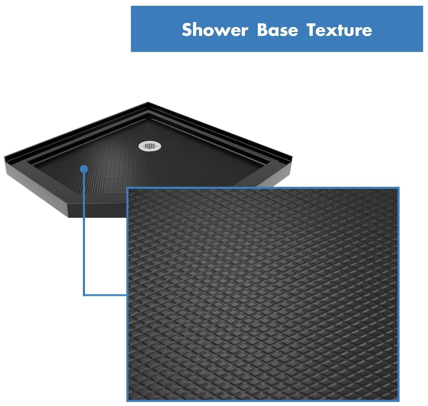 DreamLine Prism Plus 42" x 74.75" Rectangle Hinged Shower Enclosure with Base Included
