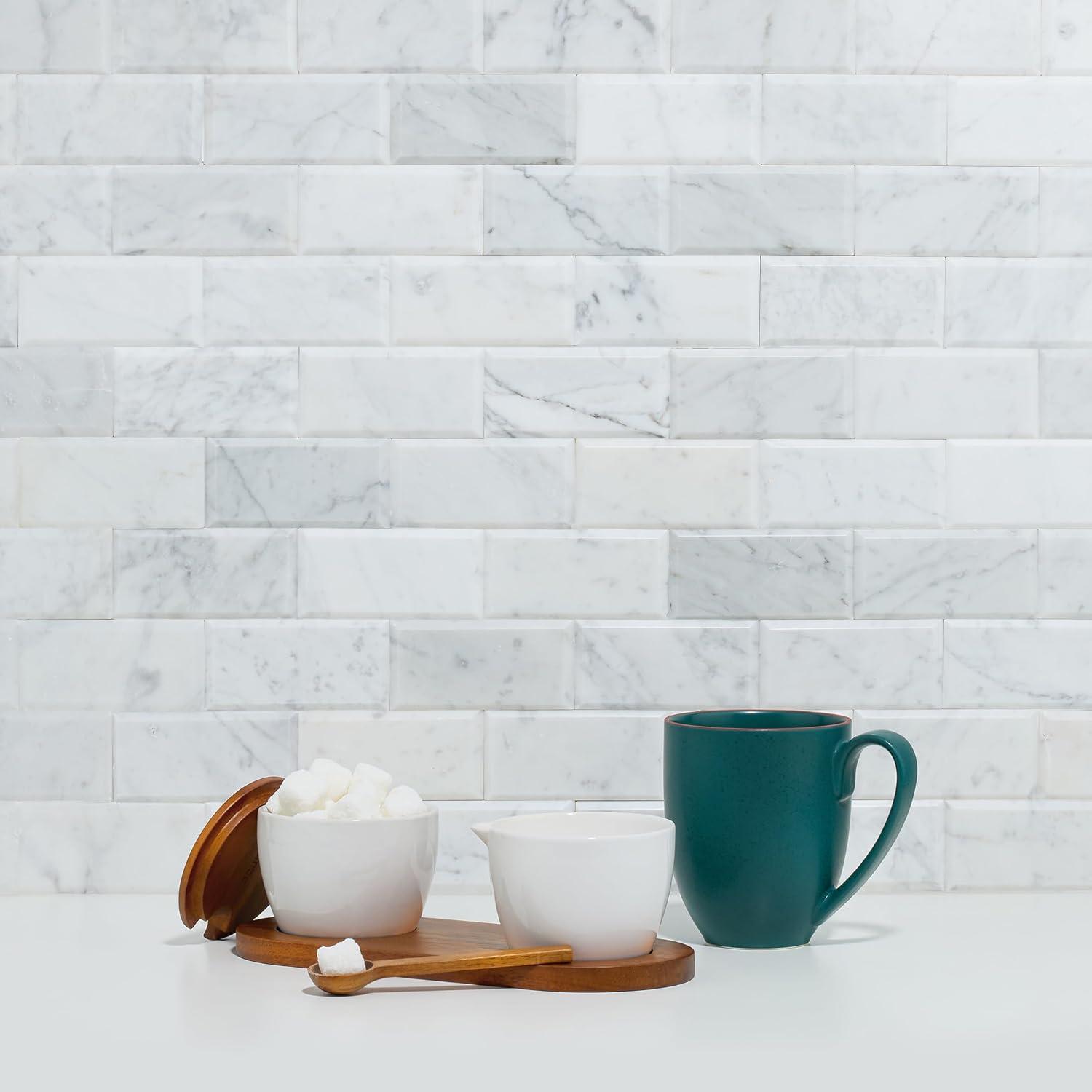 Nambé Duets Sugar & Creamer - White Porcelain & Acacia Wood Finish Set - 9.5" x 3.25" - with Lid & Spoon for Dining, Coffee & Tea Service