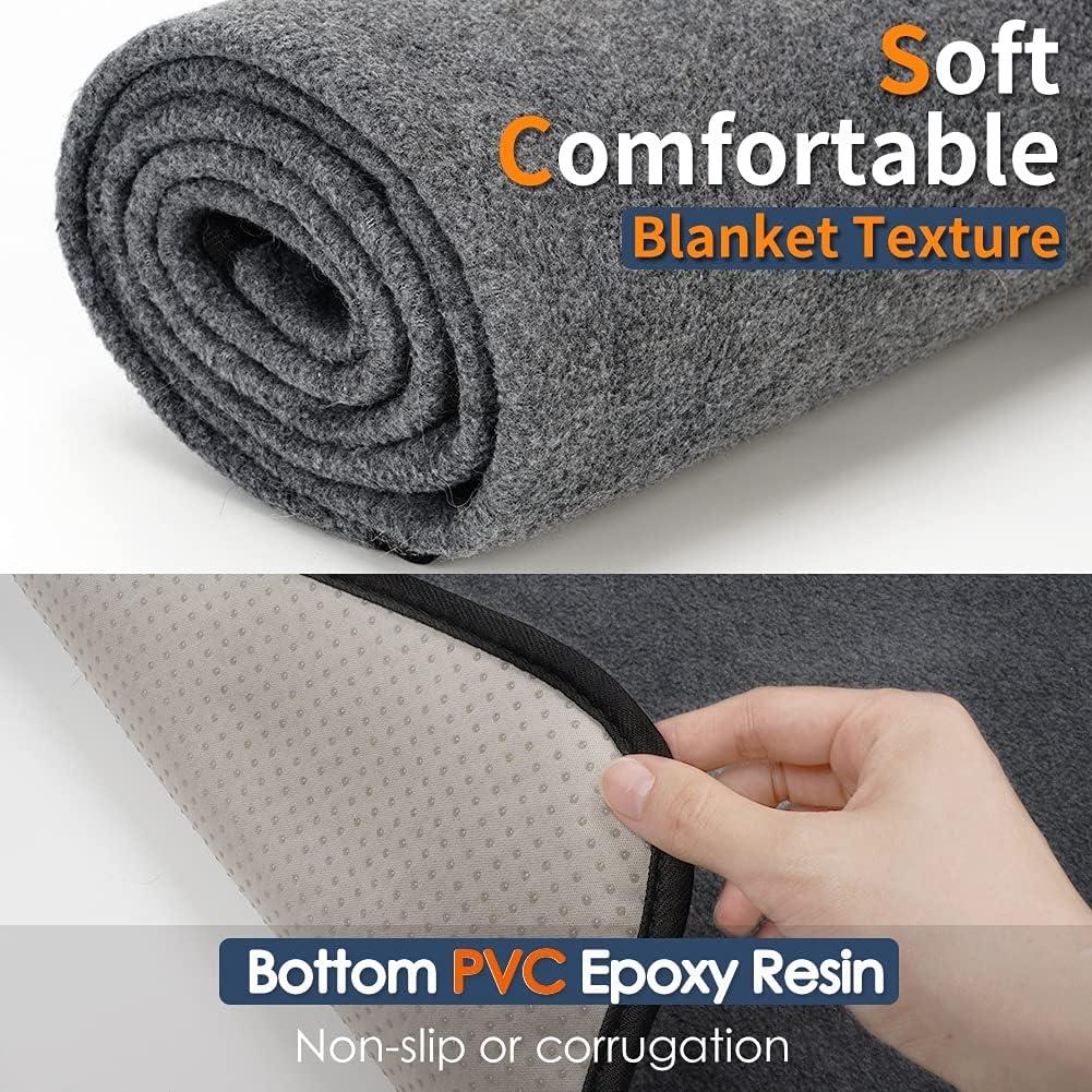 Washable Dog Pee Pad Extra Large 72"x72"/65"x48" Reusable Whelping Pads, Waterproof Dog Mat Non-Slip Puppy Potty Training Pad Playpen Mat for Dogs, Guinea Pigs, Rabbits