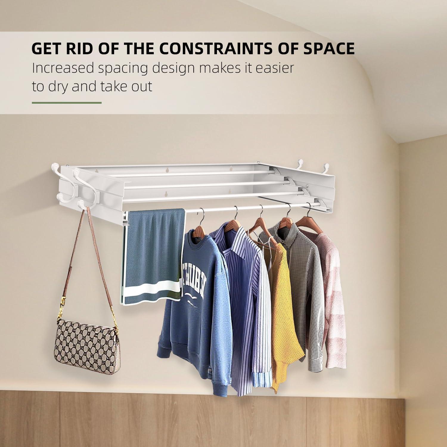 Filbop Metal Wall-Mounted Drying Rack