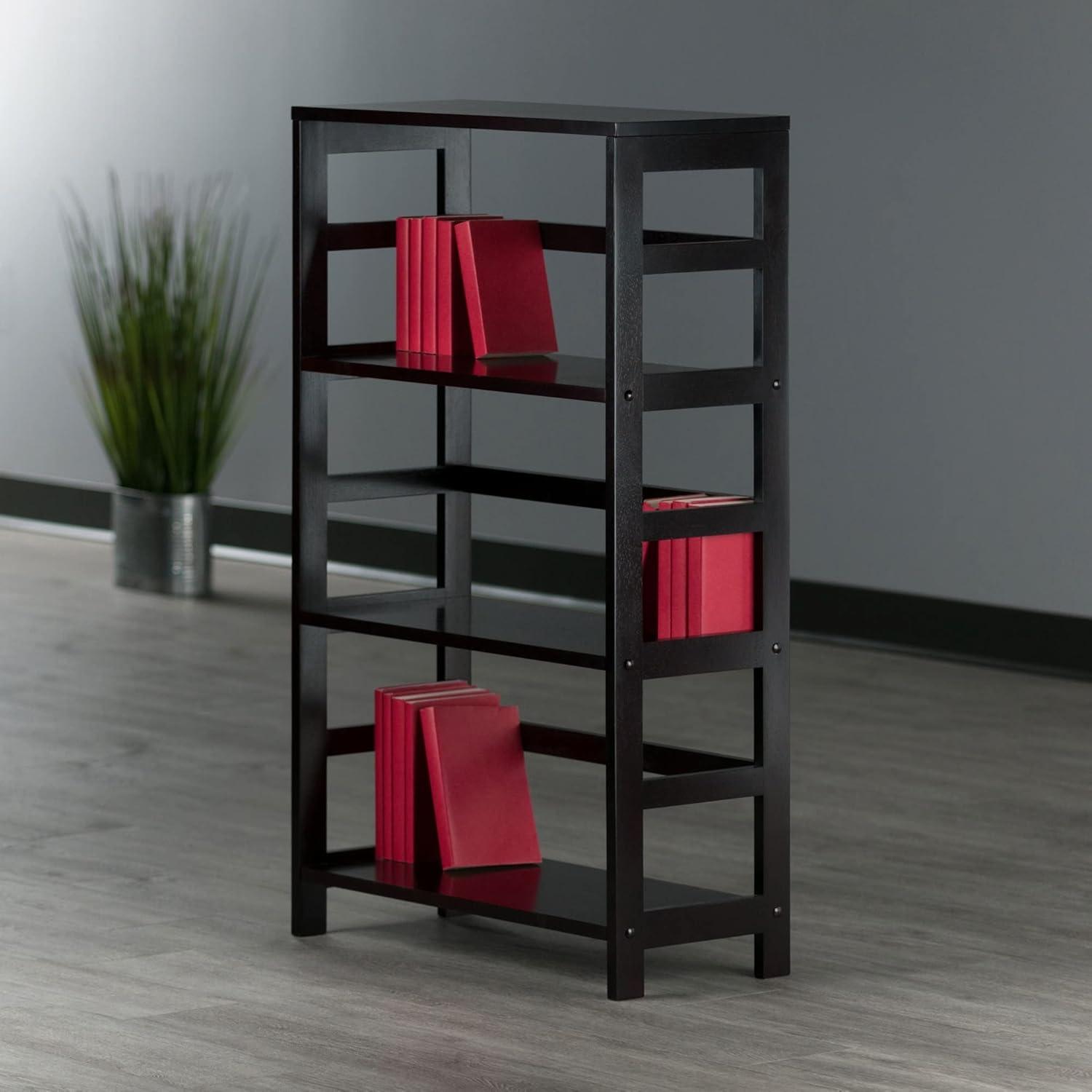 42" 3 Section Wide Bookshelf Espresso - Winsome