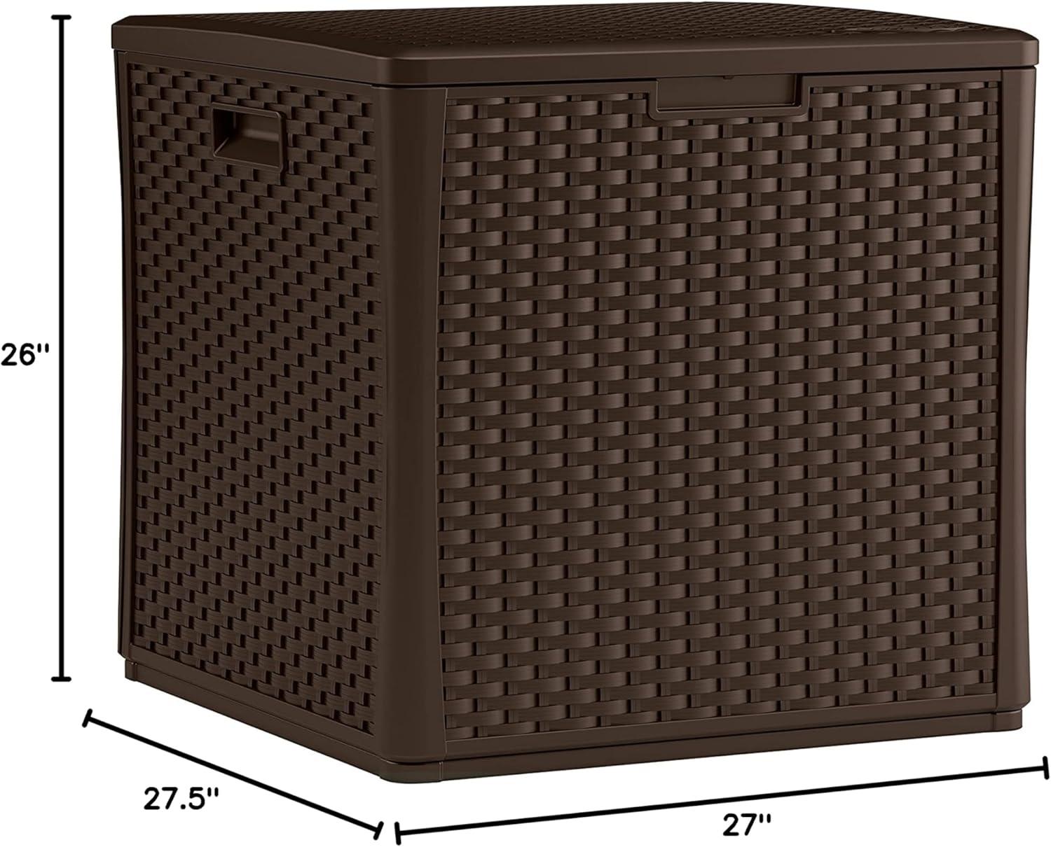 Suncast 60 Gallons Water Resistant Resin Lockable Deck Box