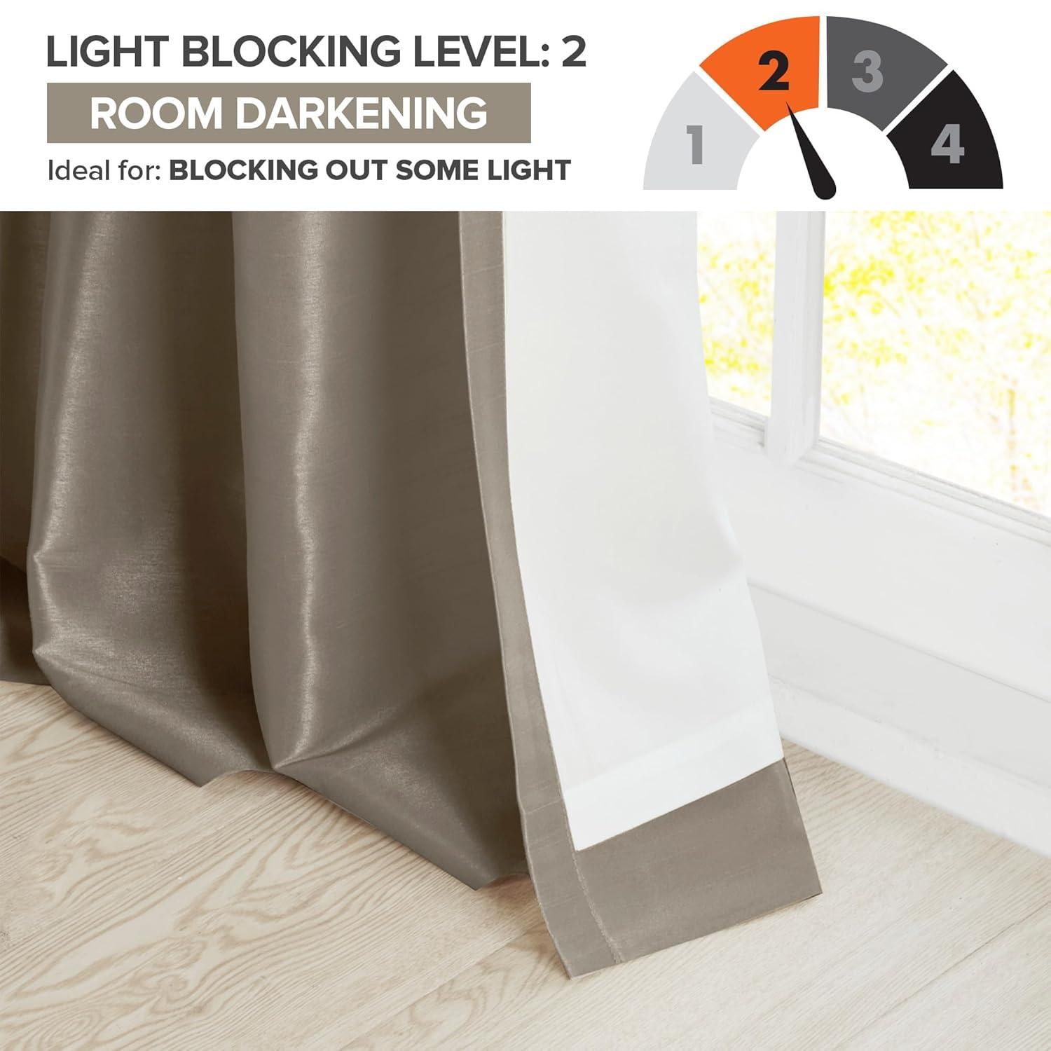 Madison Park Rivau Light-Filtering Single Curtain Panel