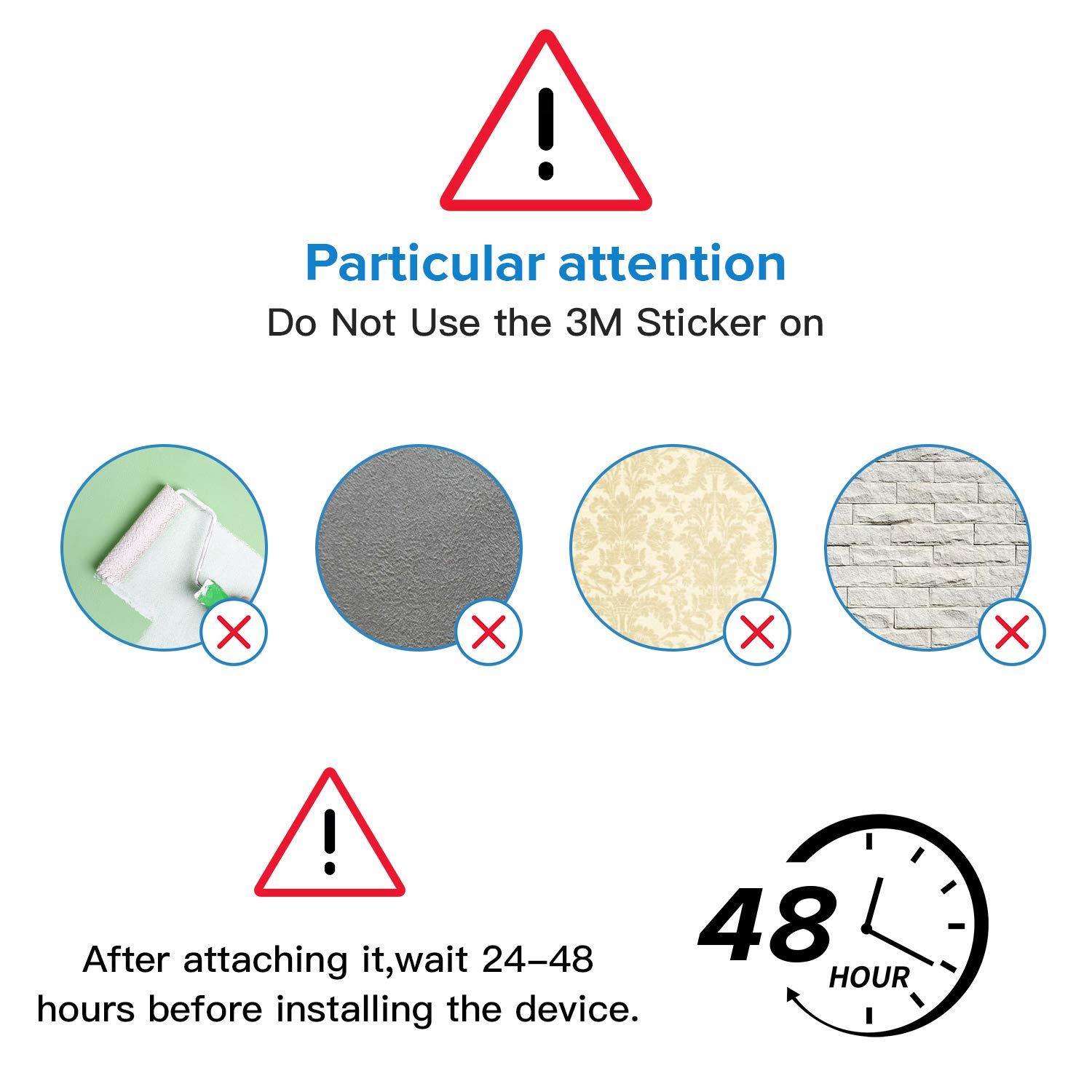 2Pack Security Wall Mount for Arlo Pro/Pro2/Pro3/Pro4/Ultra/Ultra2/Essential Spotlight Camera, Adjustable Indoor/Outdoor Mounting Bracket for Your Surveillance Camera (White)