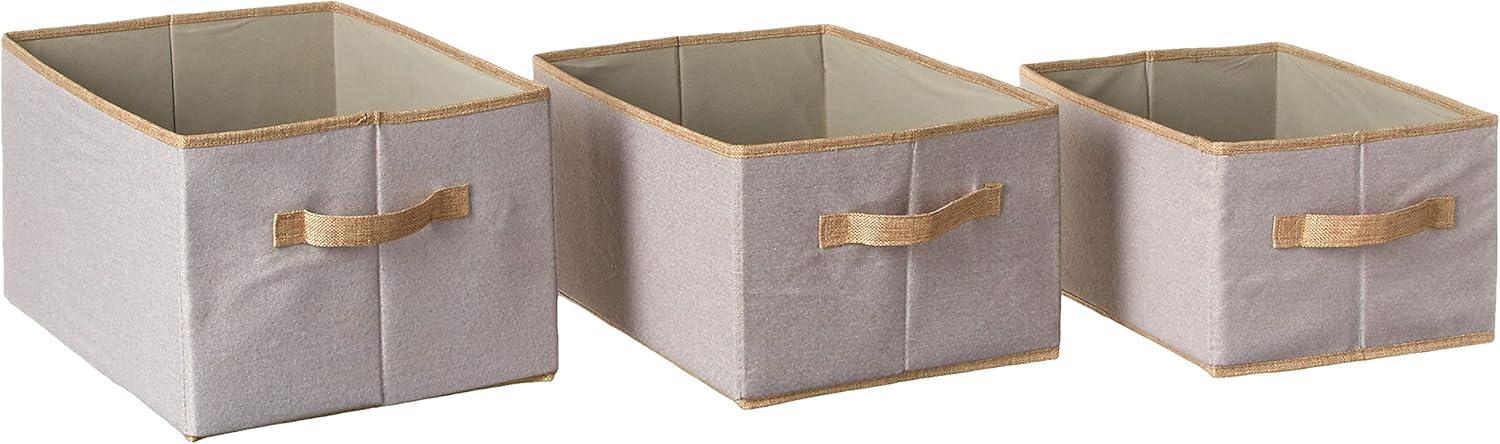 Urban Shop Linen Storage Bins (Set of 3)