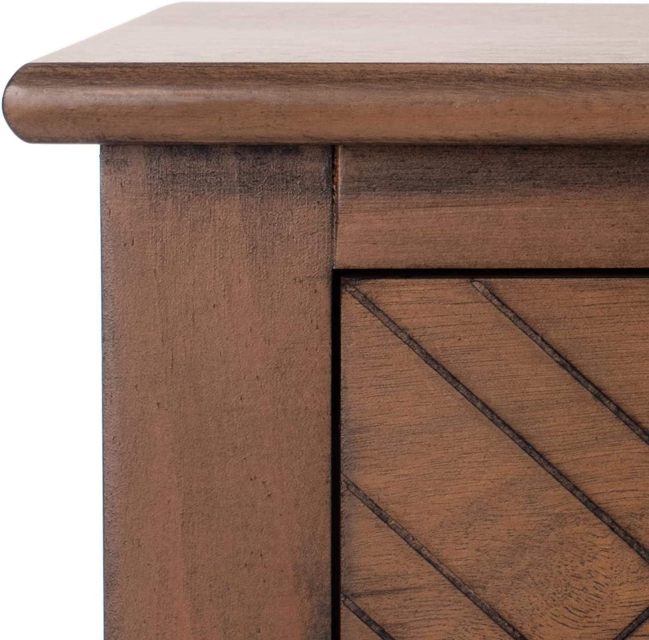 Peyton 3 Drawer Console Table - CNS5705C - Brown - Safavieh