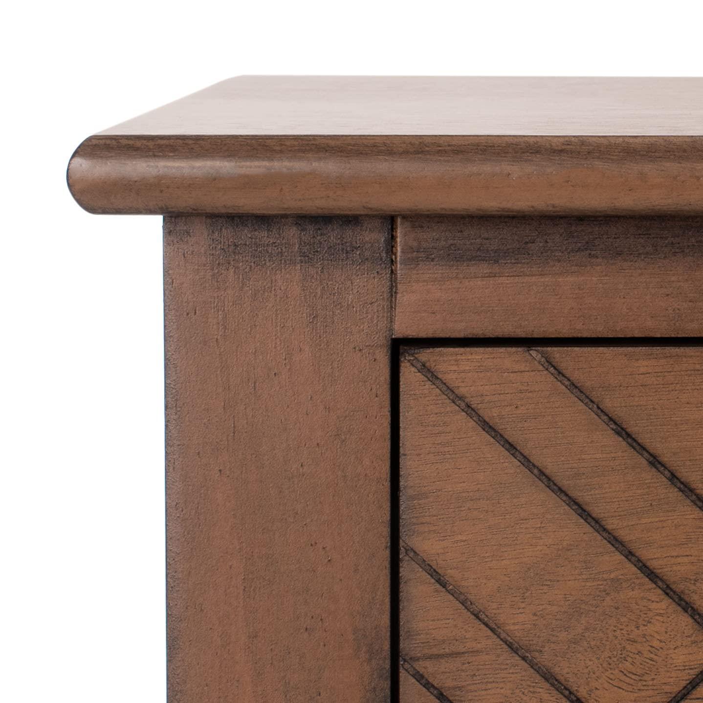 Peyton 3 Drawer Console Table - CNS5705C - Brown - Safavieh