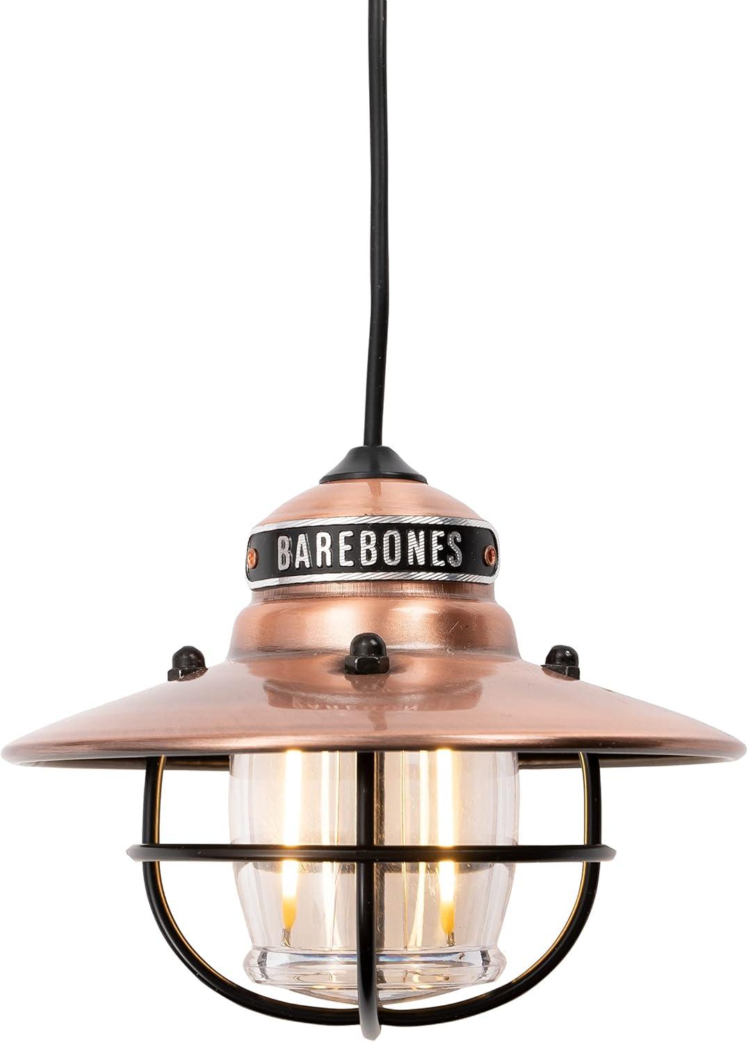 Classic Edison-Style LED Copper Pendant Light for Indoor/Outdoor