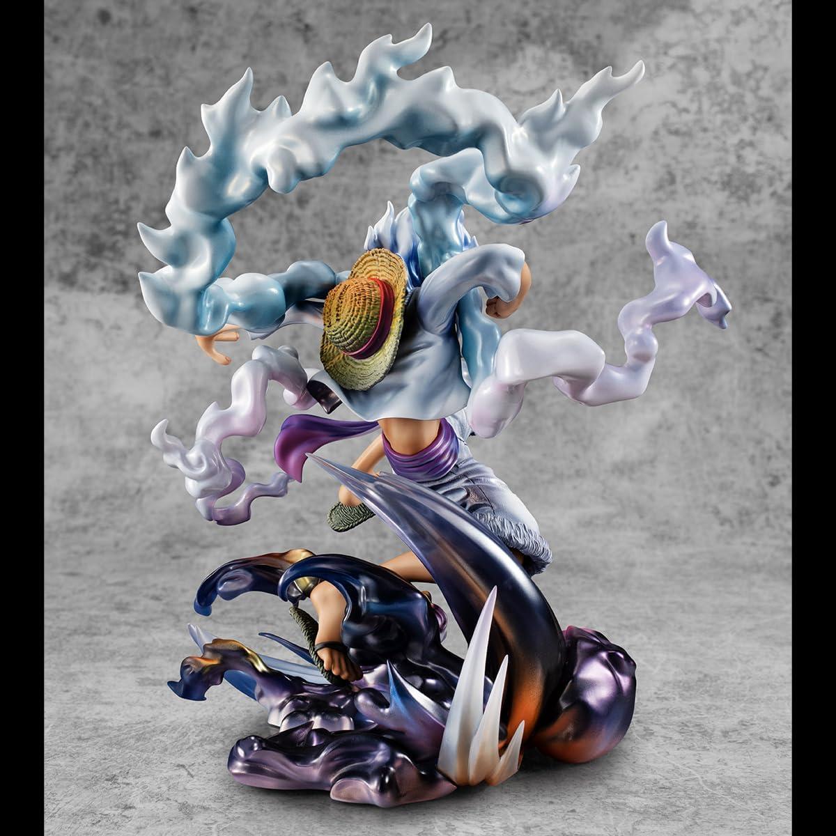 MegaHouse One Piece: Monkey D. Luffy Gear Five Wa-Maximum Portrait of Pirates (P.O.P.) PVC Figure