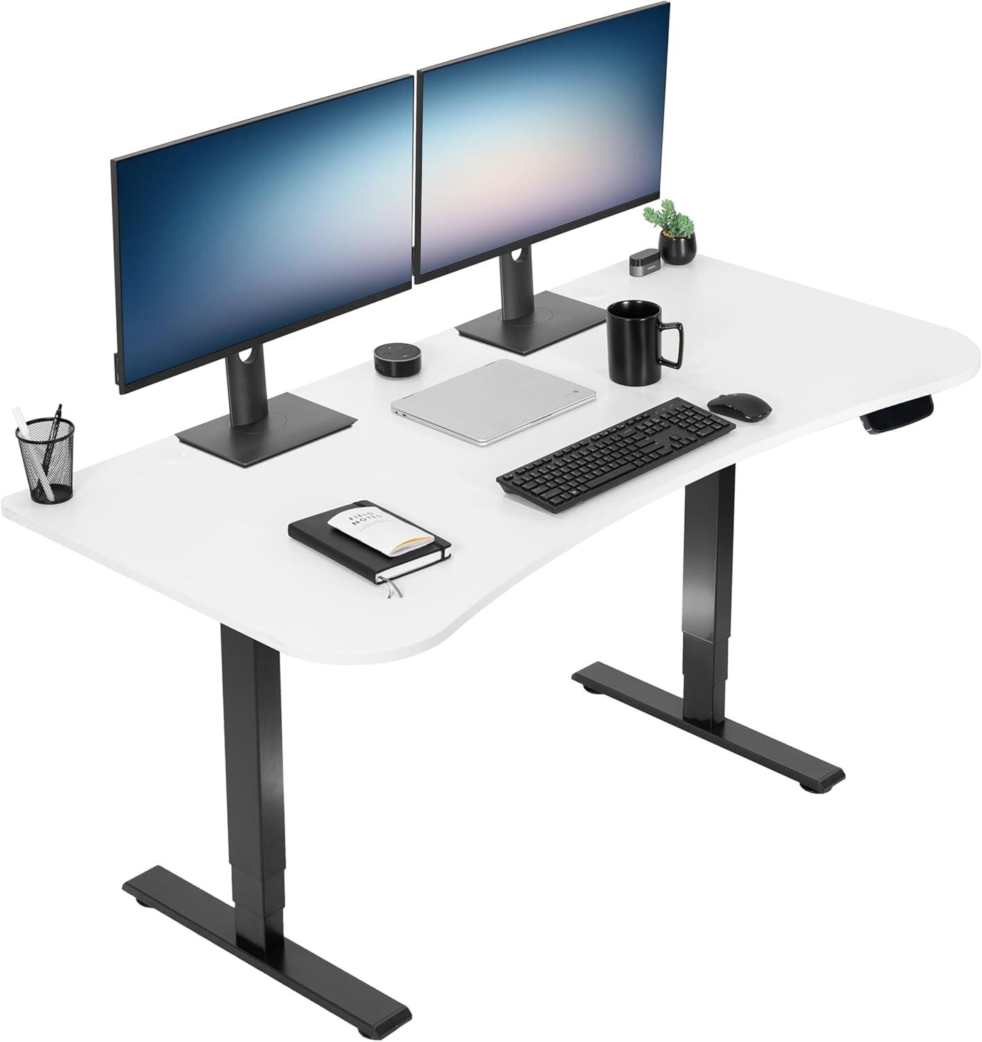 63" x 32" Electric Desk with Touch Screen Memory Controller, 2E1B Series