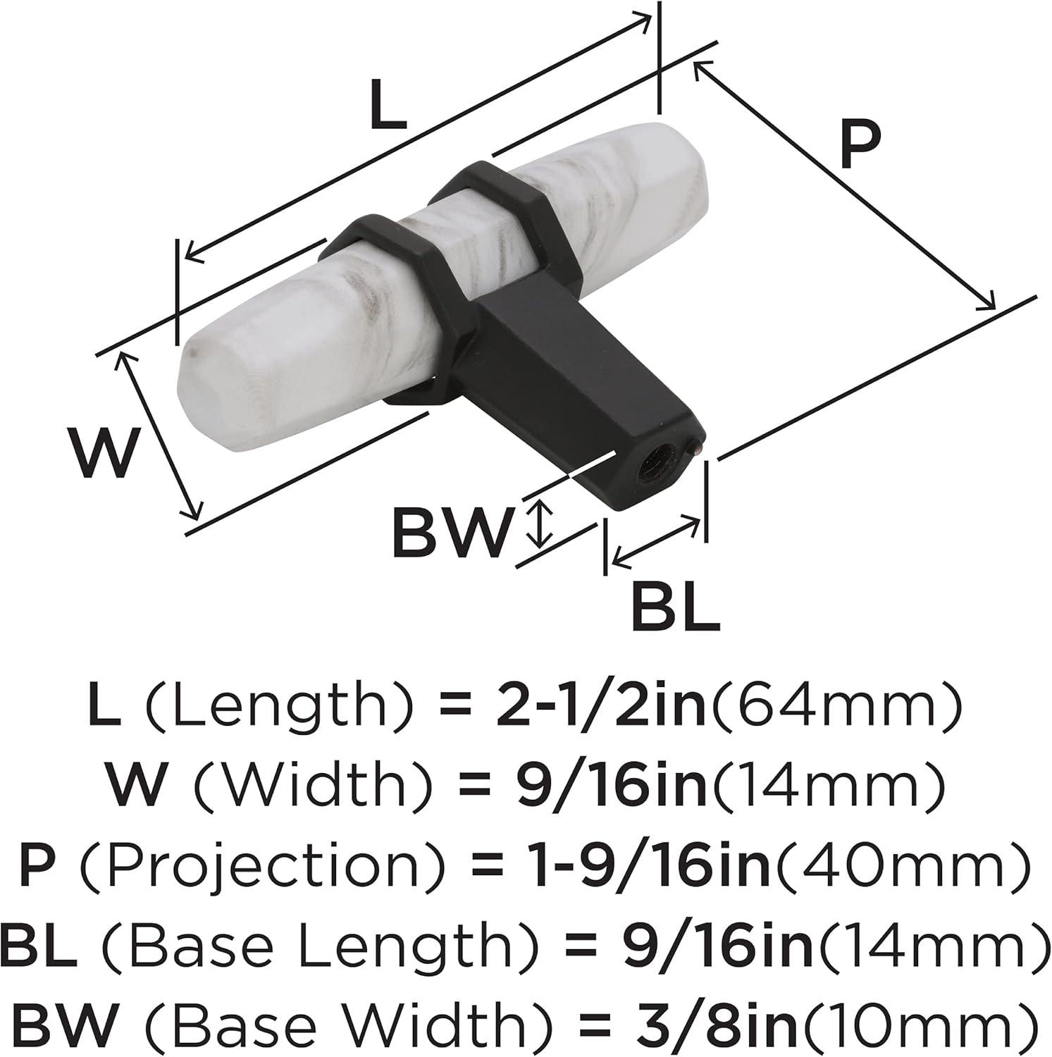 Carrione 1 9/16" Length Bar Knob