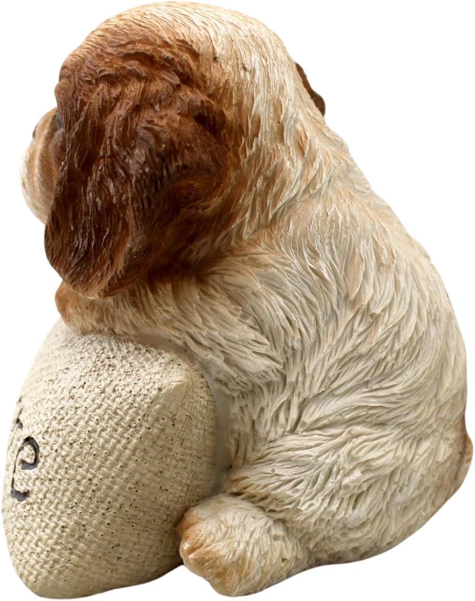 Michael Carr Designs Figurine for Gardens, Patios and Lawns, Cavalier King Charles Spaniel Puppy