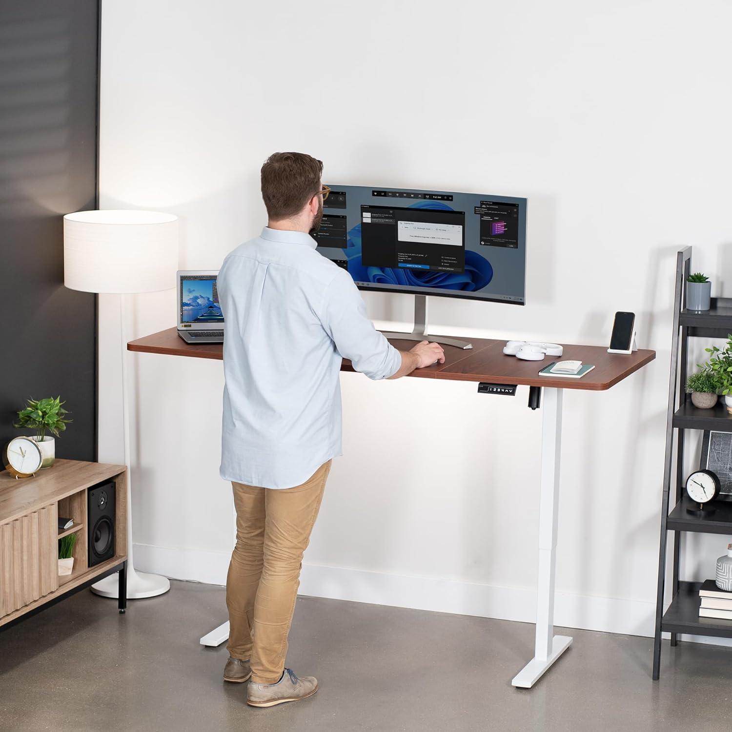 Vivo VIVO Single Motor Electric Desk with Push Button Memory Controller