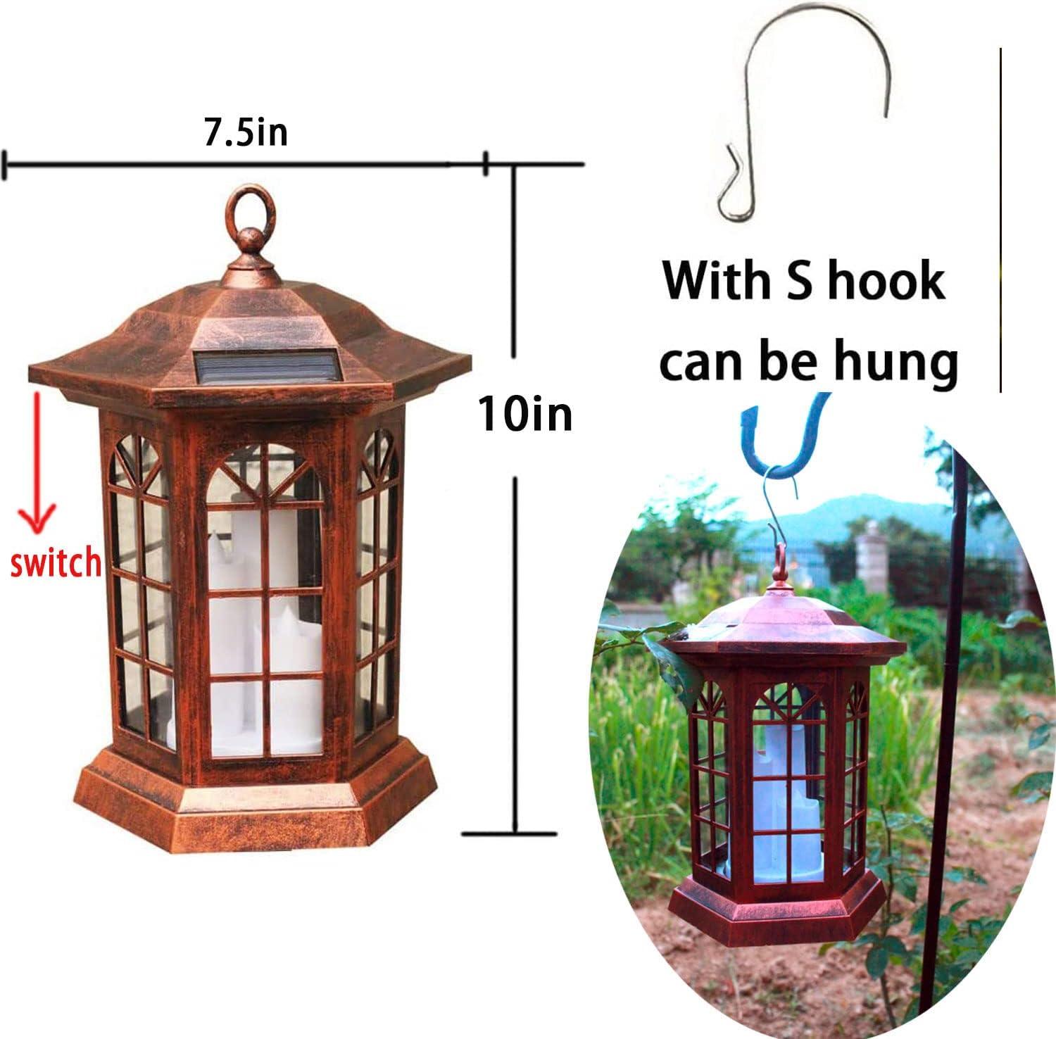 7.48'' Solar Powered Integrated LED Outdoor Hanging Light