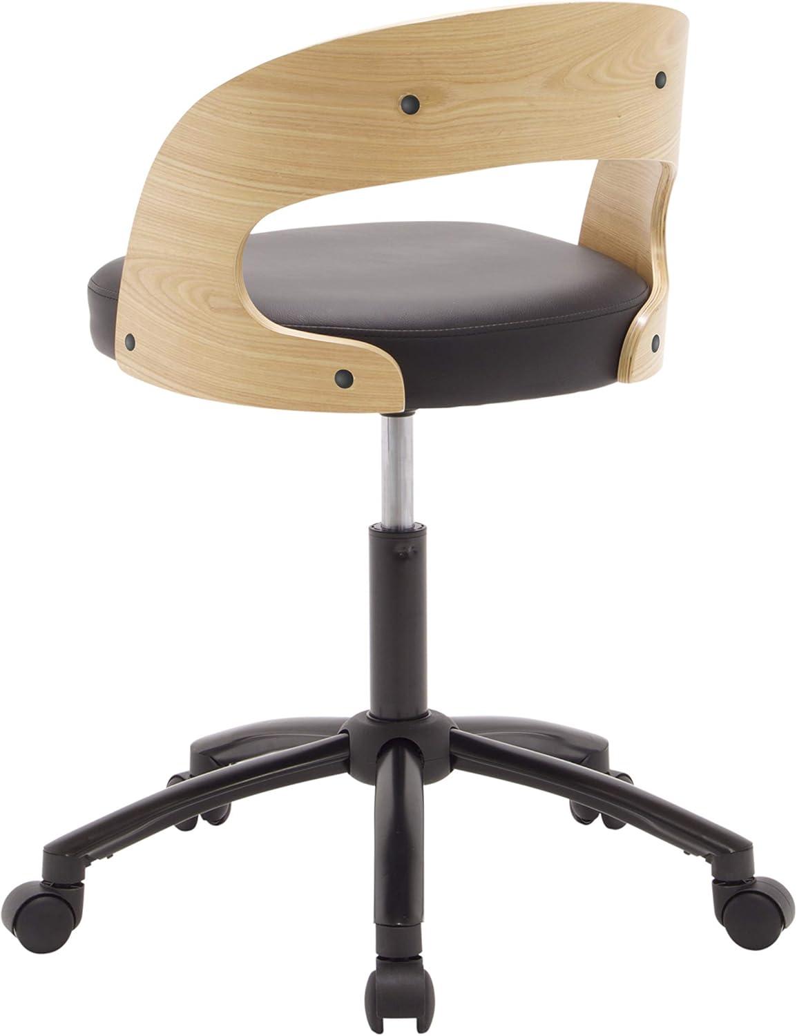 Ashwood Task Chair Black/Ashwood - Calico Designs