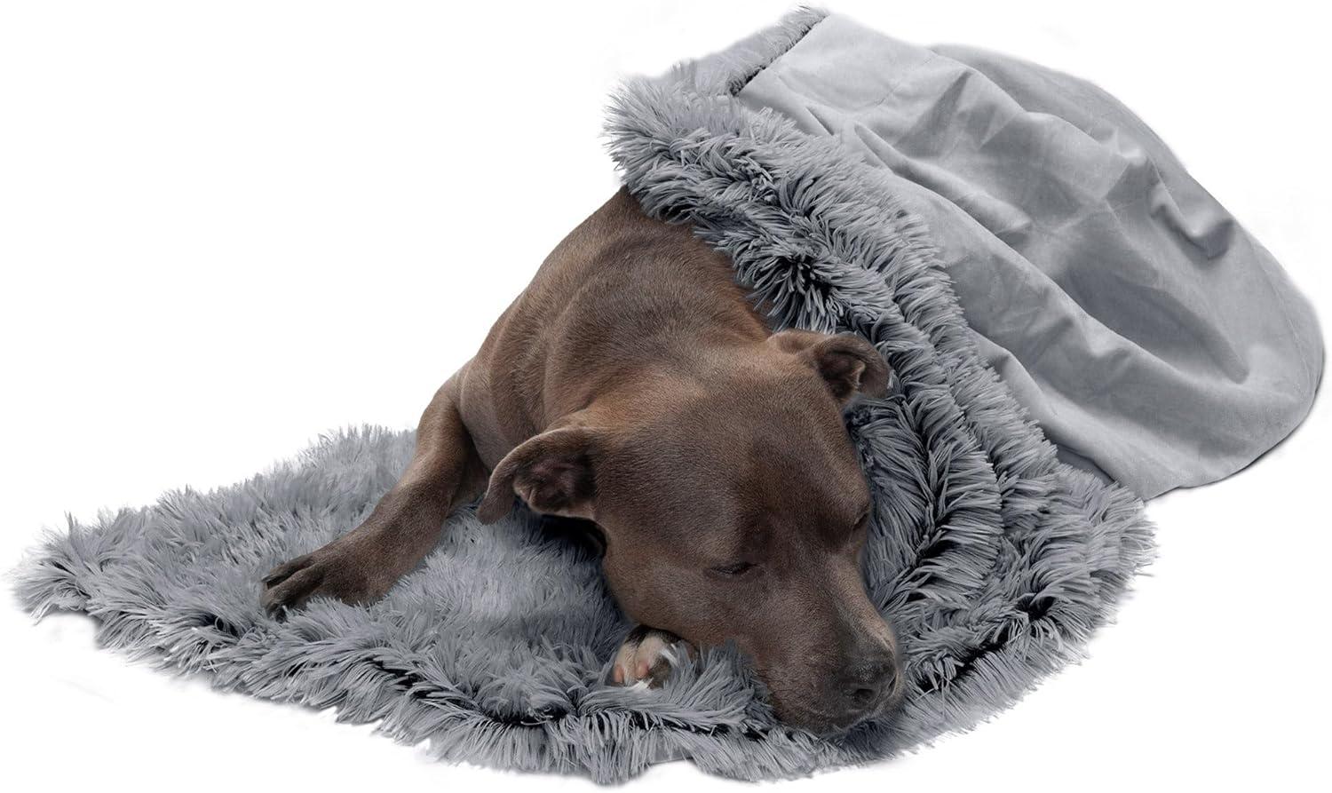 FurHaven Long Fur & Velvet Waterproof Dog Blanket