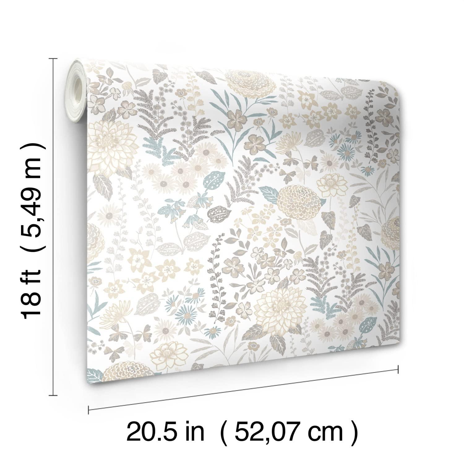 Peel & Stick Floral Roll