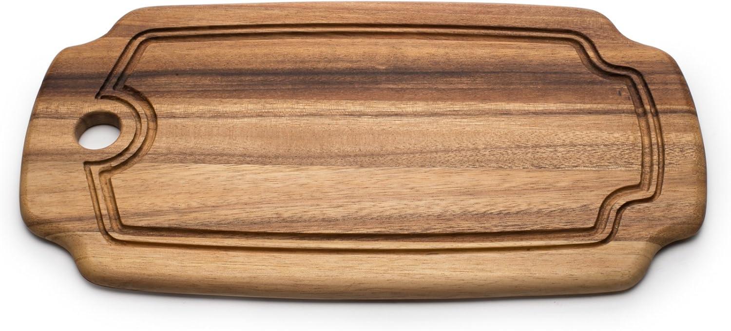 Ironwood Gourmet Rectangular Pinehurst Serving Board, Acacia Wood