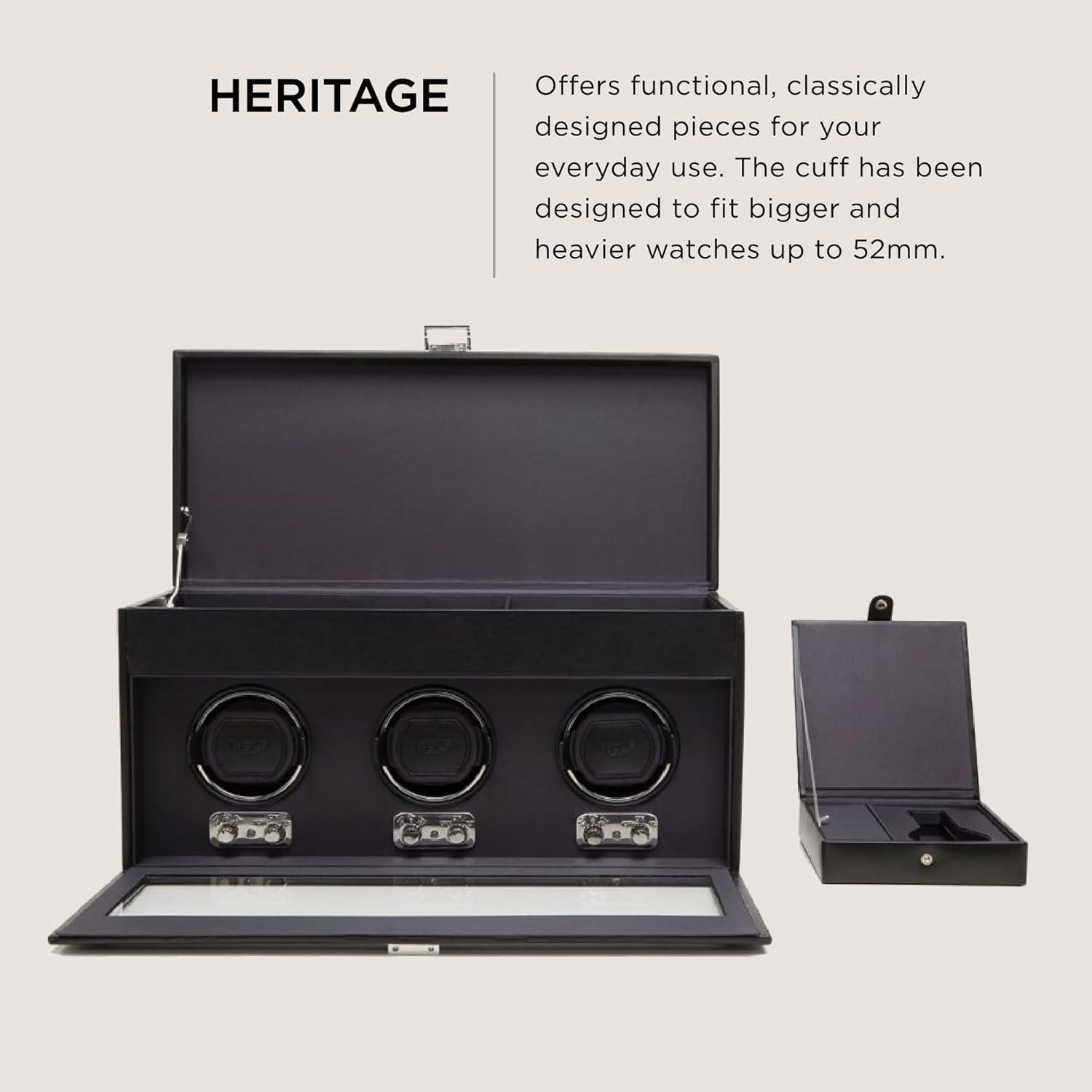 Heritage Men Watch Box + Watch Winder