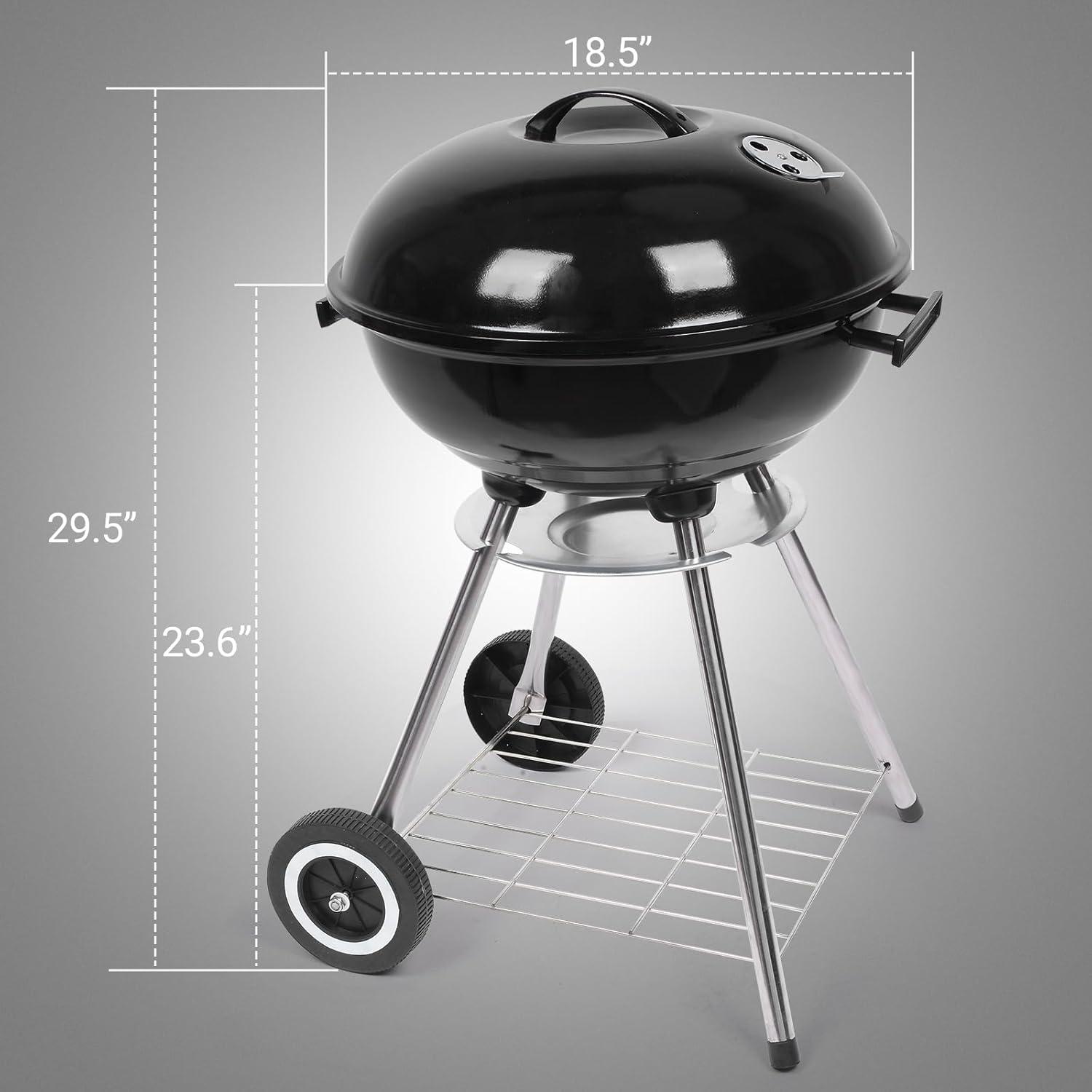 Priyet 18'' W Charcoal Grill