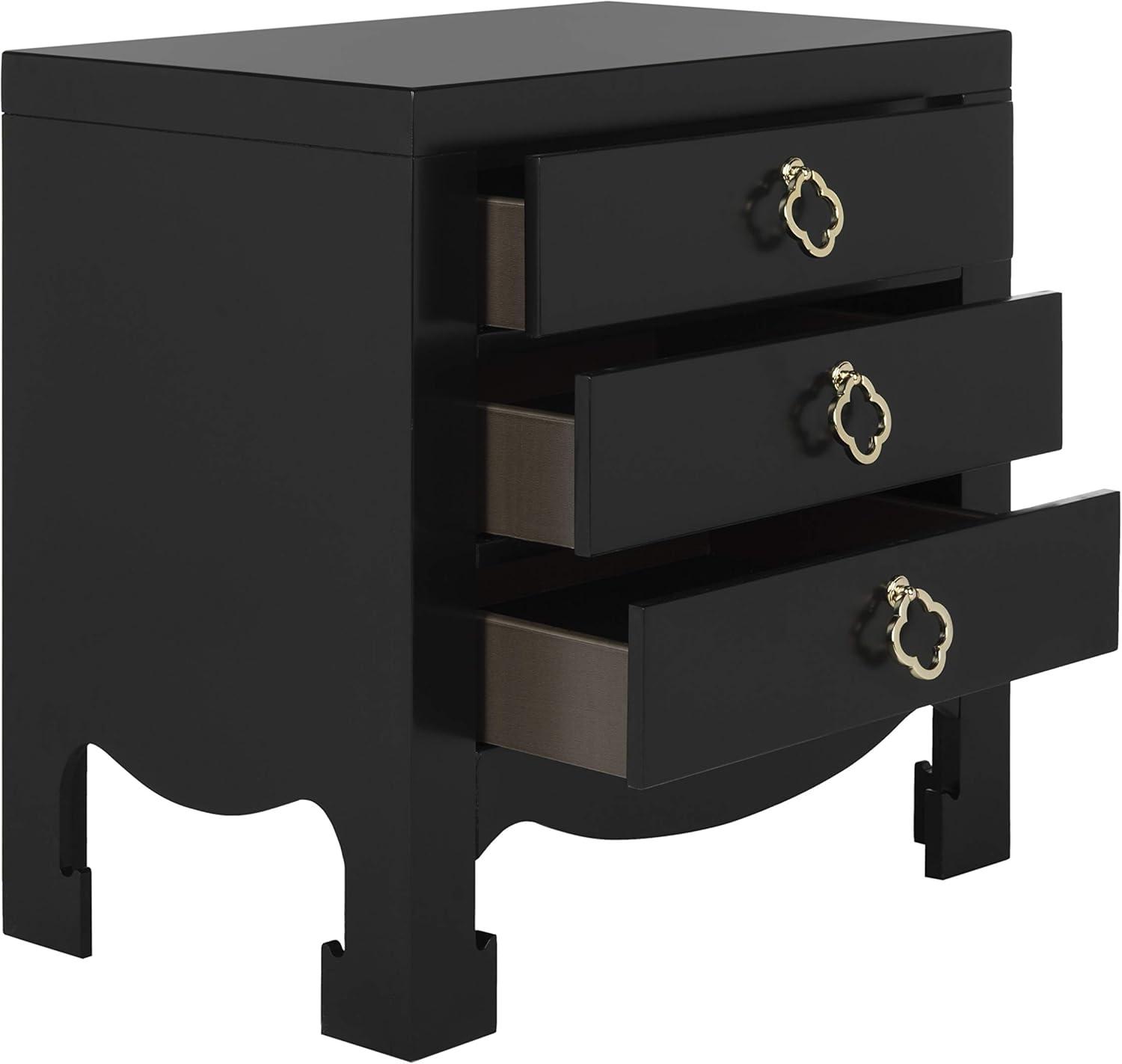 Nero 3 Drawer Nightstand  - Safavieh