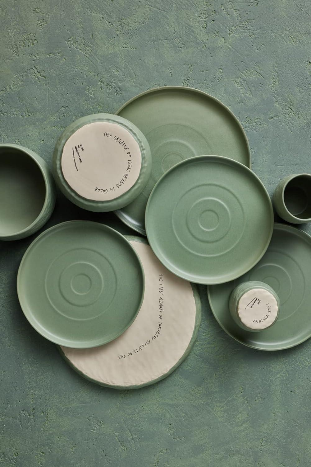 Shosai Stone by Mercer Project Shosai 16-Piece Dinnerware Set Stoneware