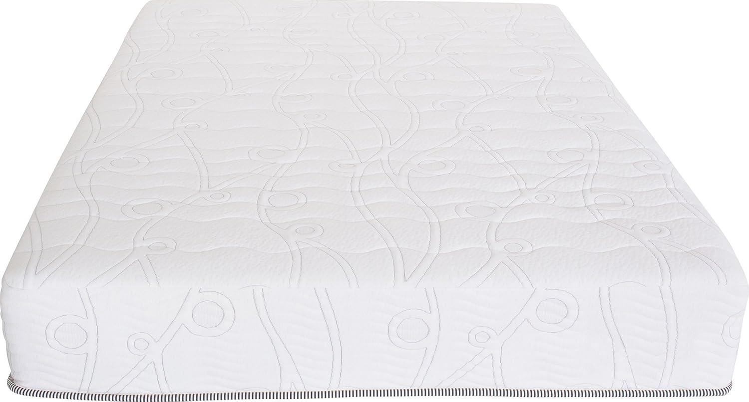 Twin 10-Inch White Gel Memory Foam Hybrid Mattress