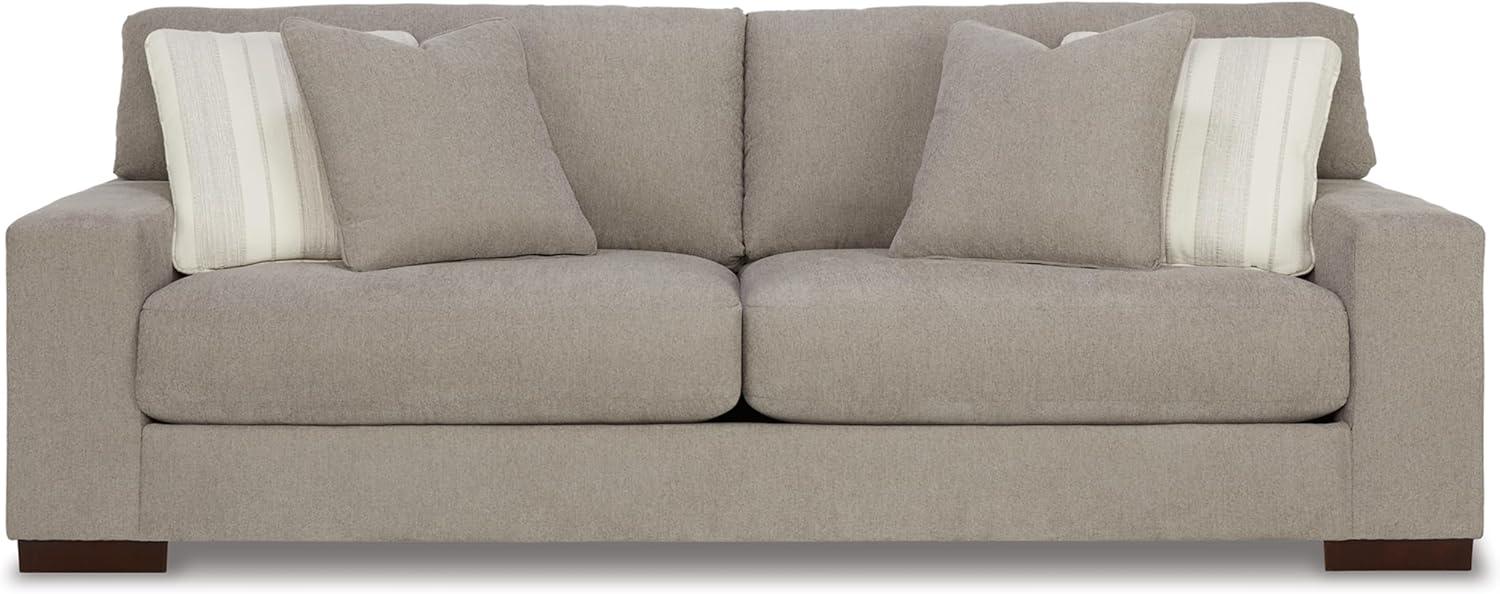 Maggie 96" Square Arm Sofa with Reversible Cushions