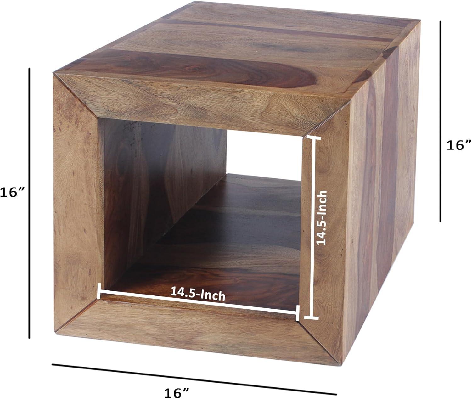 Solid Wood End Table