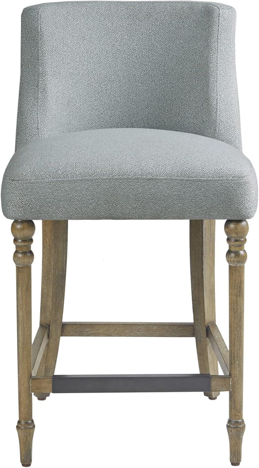 Martha Stewart Delaney 25" Upholstered Counter Stool