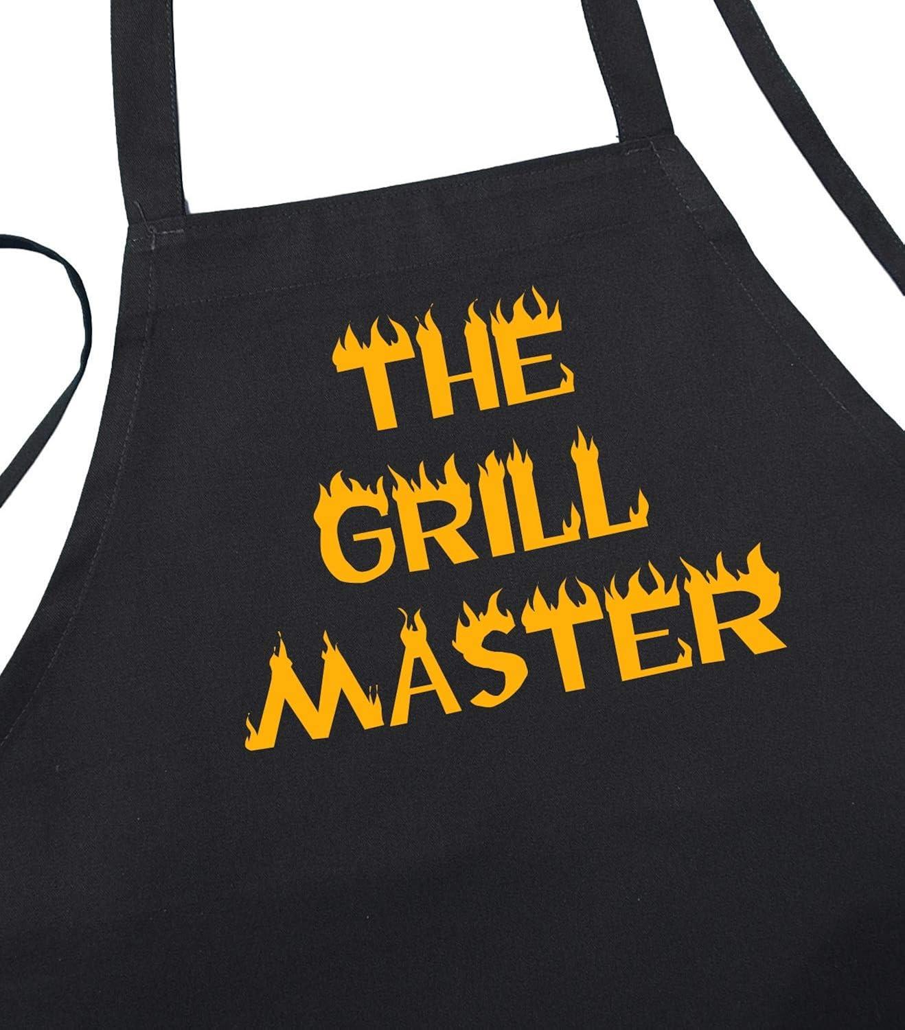 UP THE MOMENT The Grill Master The Man The Myth The Legend Apron, Funny Apron for Men, BBQ Grill Apron, Chef Apron, Funny Apron for Dad, Mens Funny Apron, Funny Chef Apron for Men