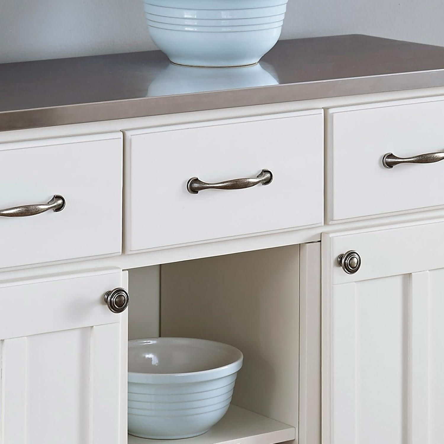 Stainless Top Sideboard buffet Servers - Home Styles