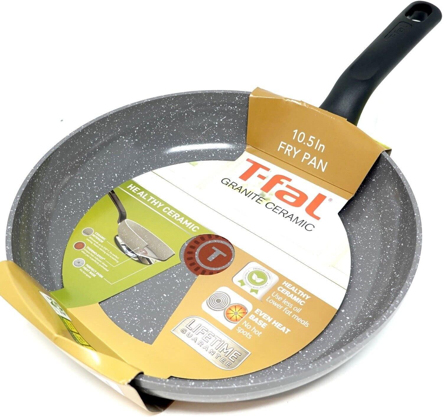 T-fal Granite Ceramic 10.5 Inch Non-Stick Fry Pan