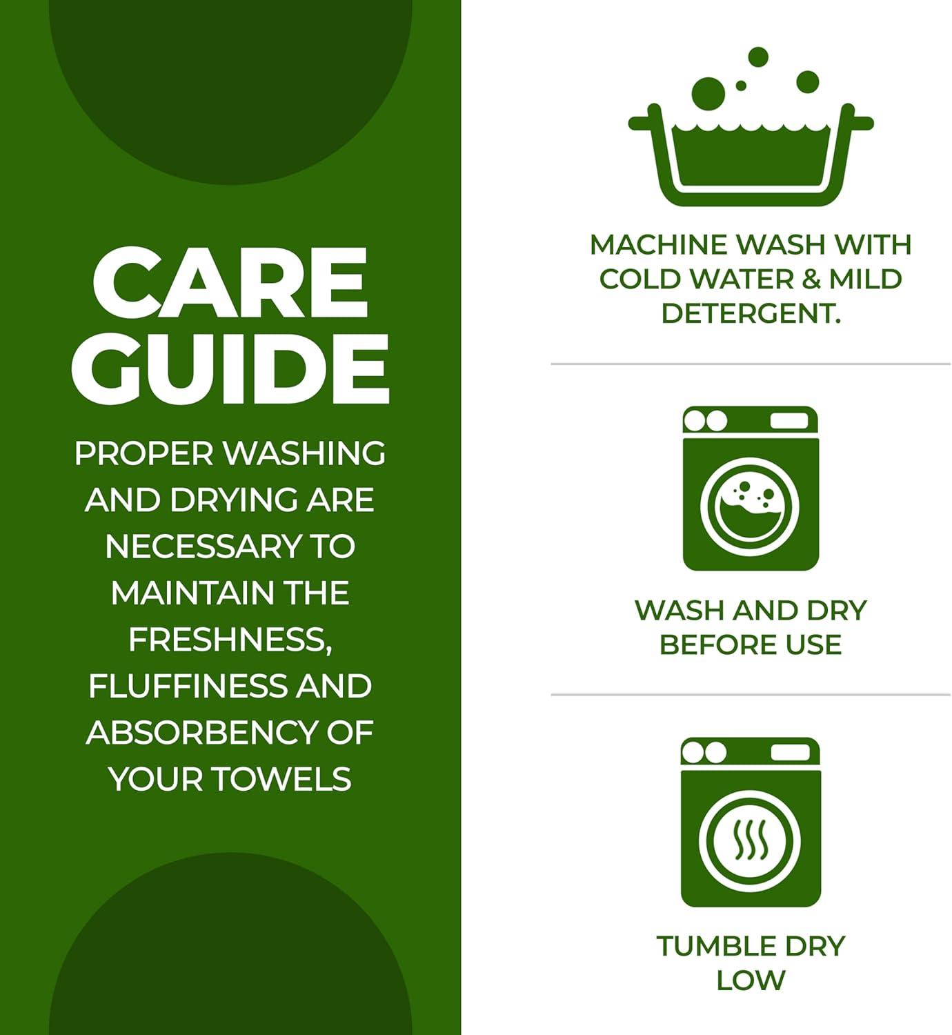 Superior Rayon from Bamboo Soft Modern 12-Piece Towel Set, Ivory