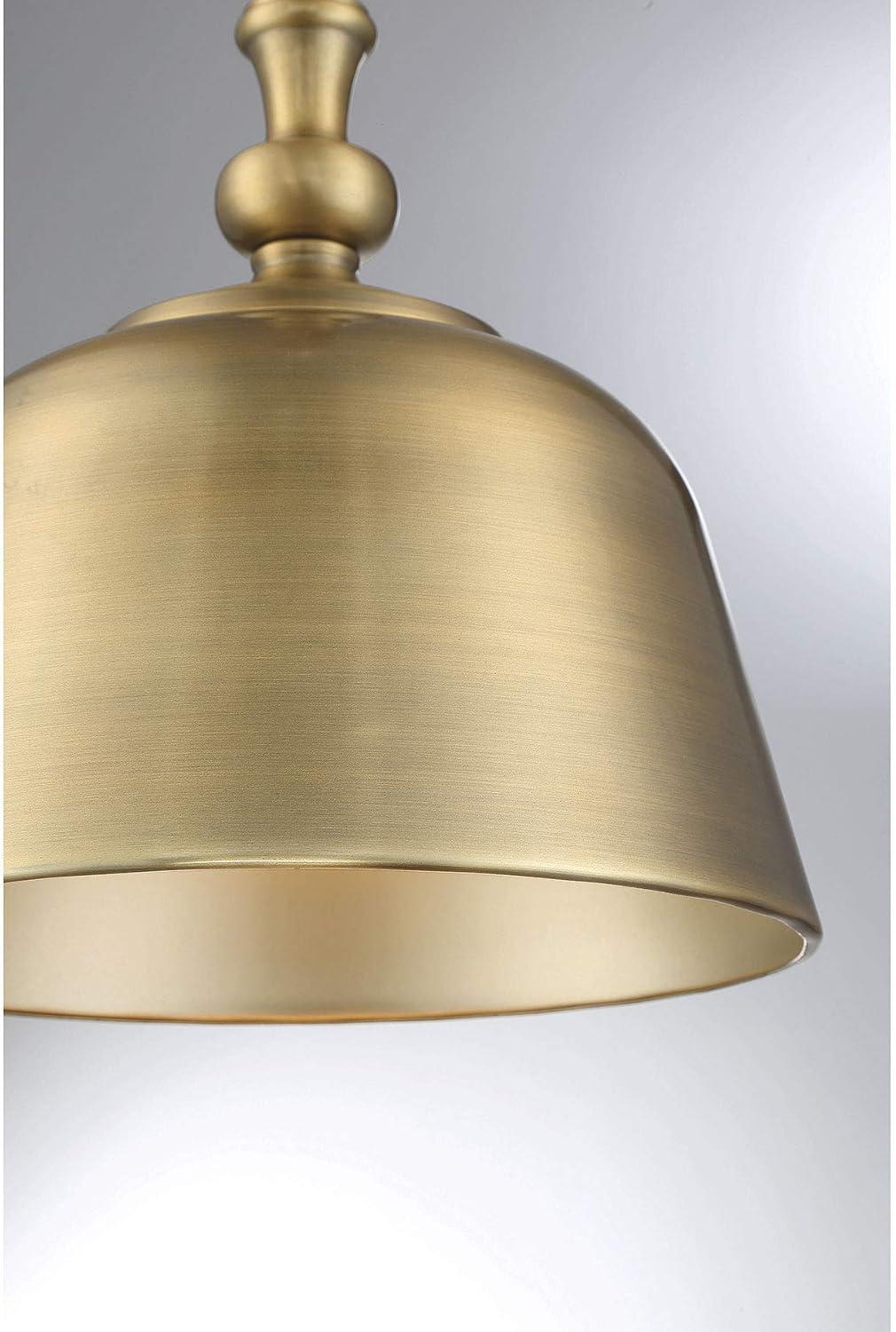 Savoy House Berg 1 - Light Pendant in  Warm Brass