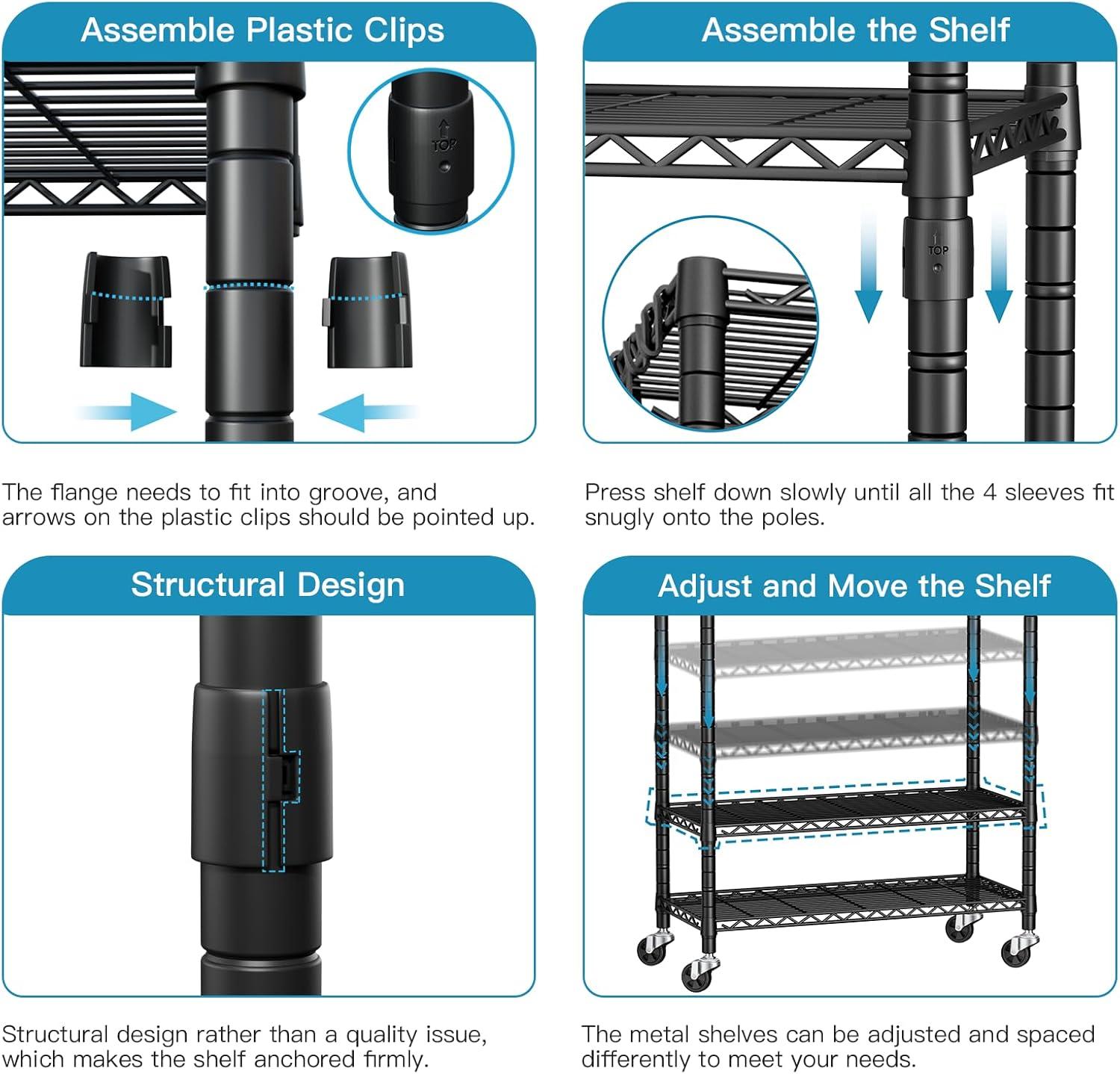 SOOTBA Rolling Clothes Hanger