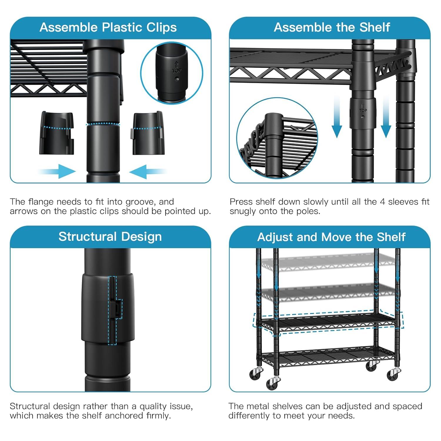 SOOTBA Rolling Clothes Hanger