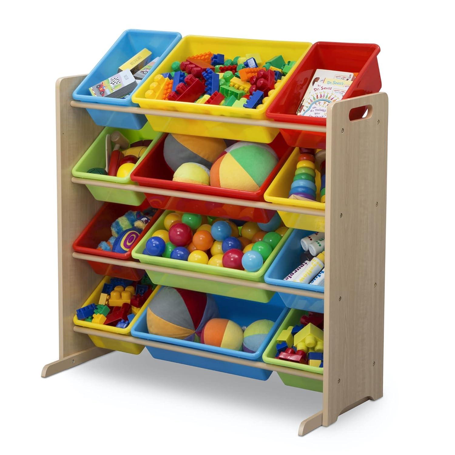 Delta Children Delta Children Kids Toy Storage Organizer with 12 Plastic Bins