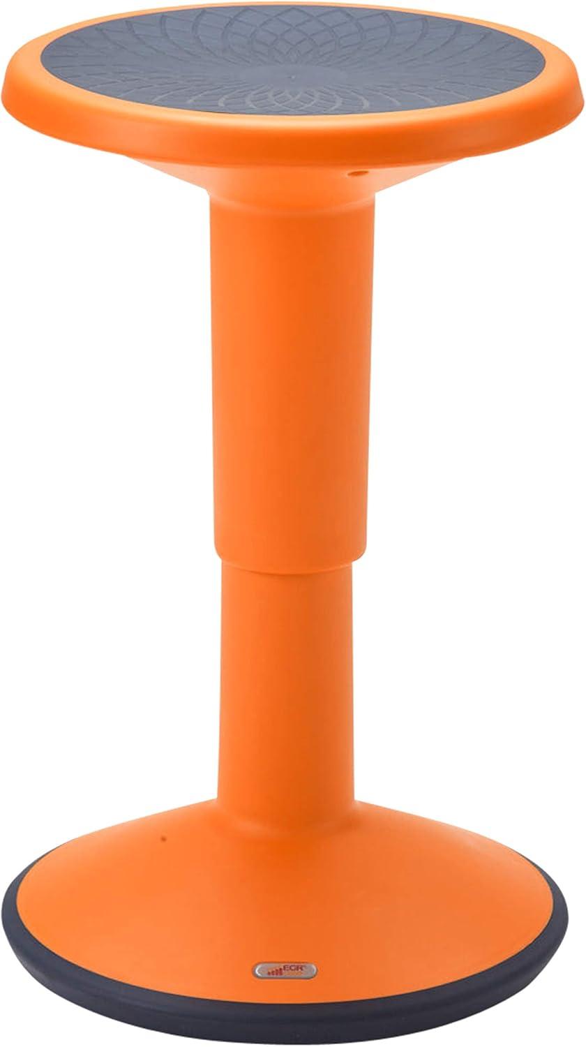 ECR4Kids ECR4Kids Sitwell Wobble Stool with Cushion, Adjustable Height, Active Seating