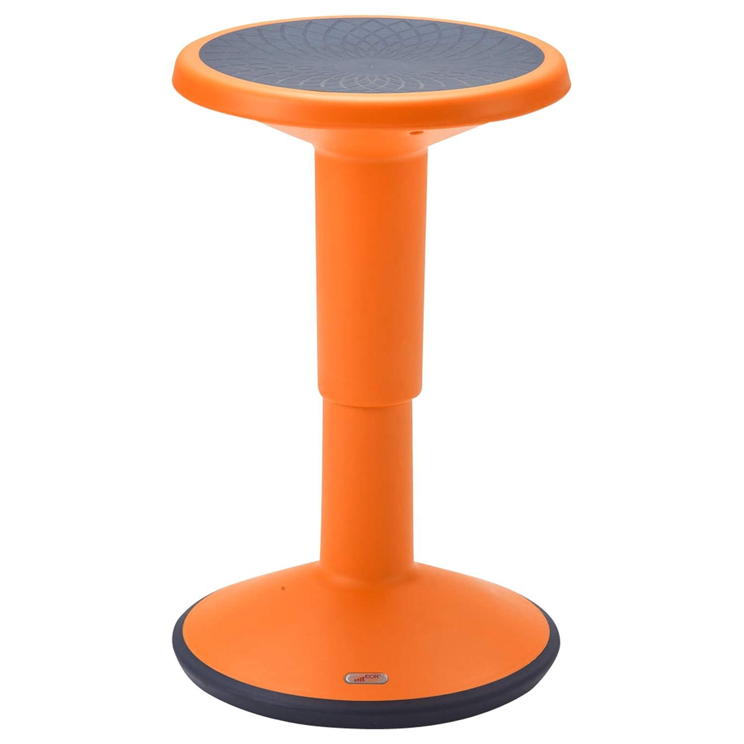 ECR4Kids ECR4Kids Sitwell Wobble Stool with Cushion, Adjustable Height, Active Seating