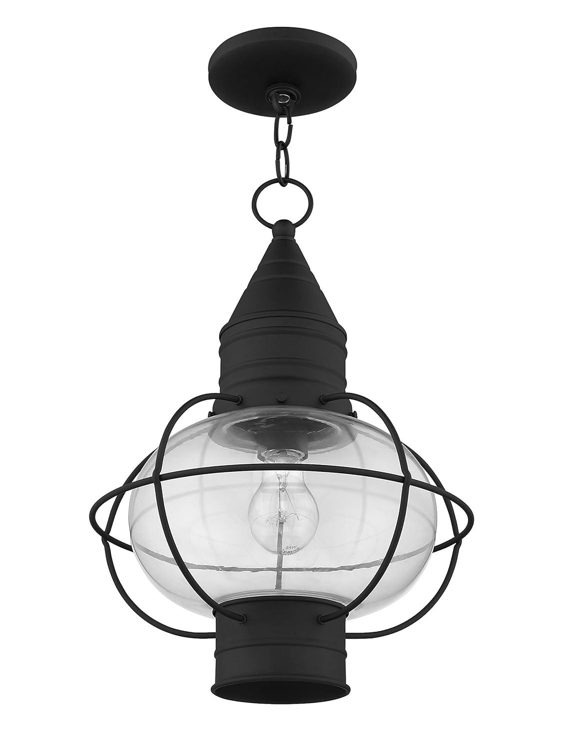Livex Lighting Newburyport 1 - Light Pendant in  Black
