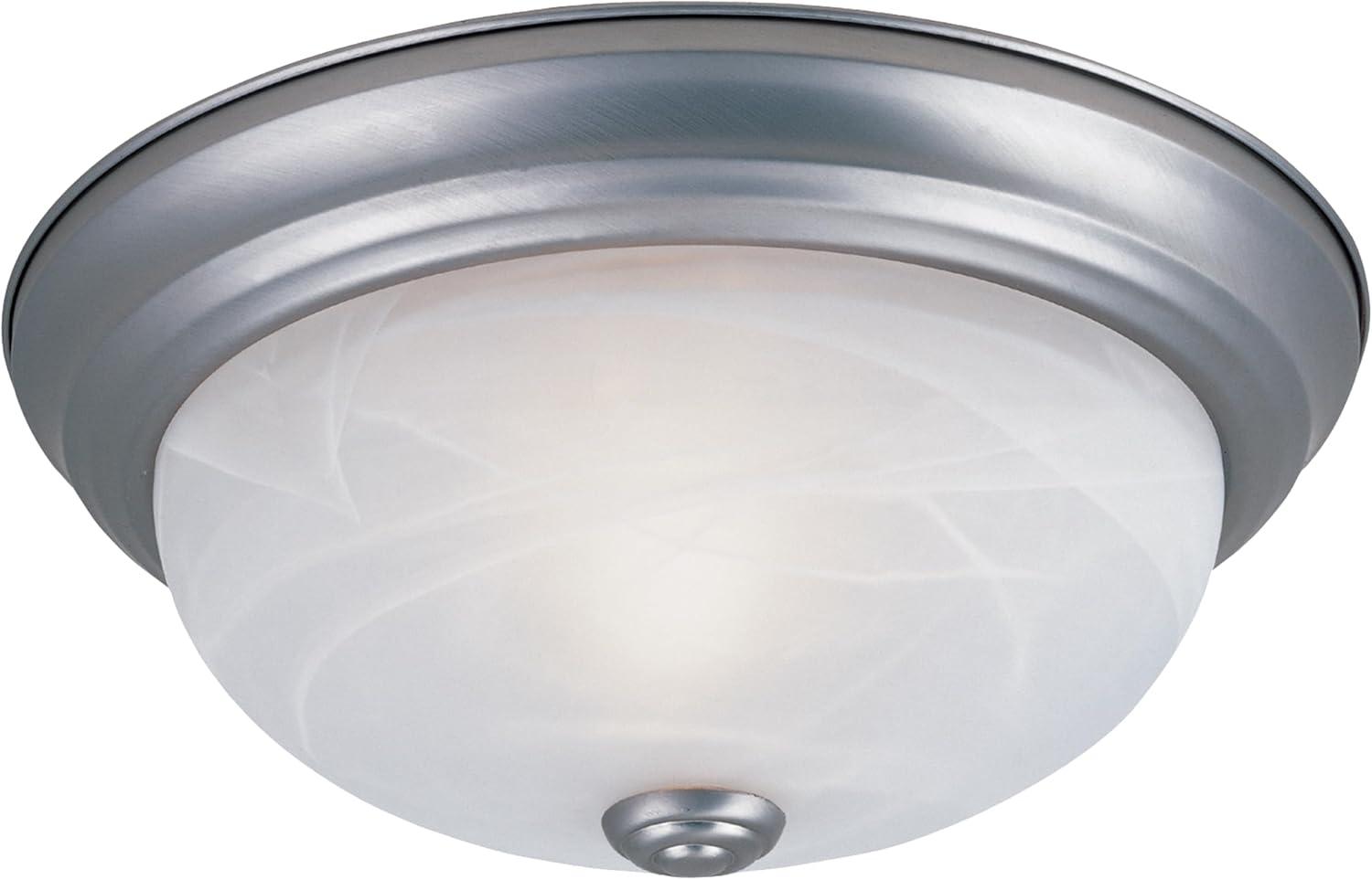 Designers Fountain 15 inch 3-Light Pewter Flush Mount Ceiling Light, 1257L-PW-AL