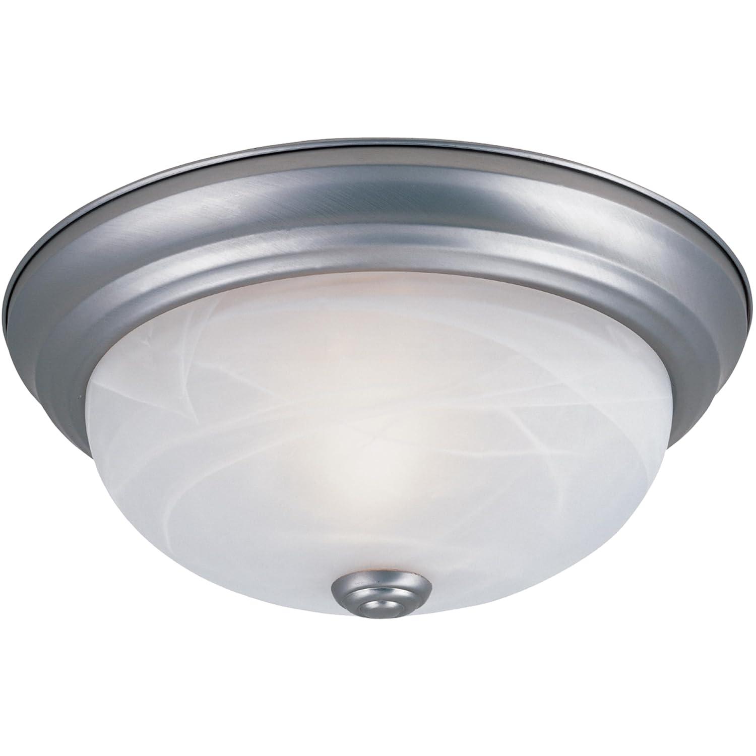 Designers Fountain 15 inch 3-Light Pewter Flush Mount Ceiling Light, 1257L-PW-AL