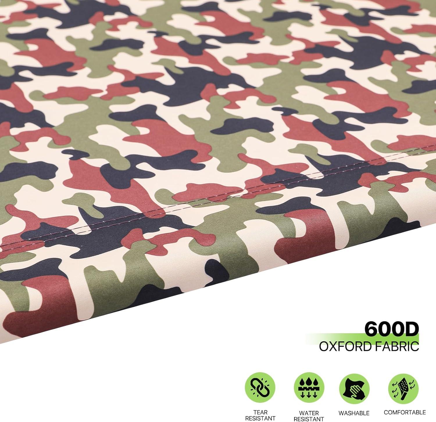 Magshion Portable Military Fold Up Camping Bed Cot + Free Storage Bag Camo