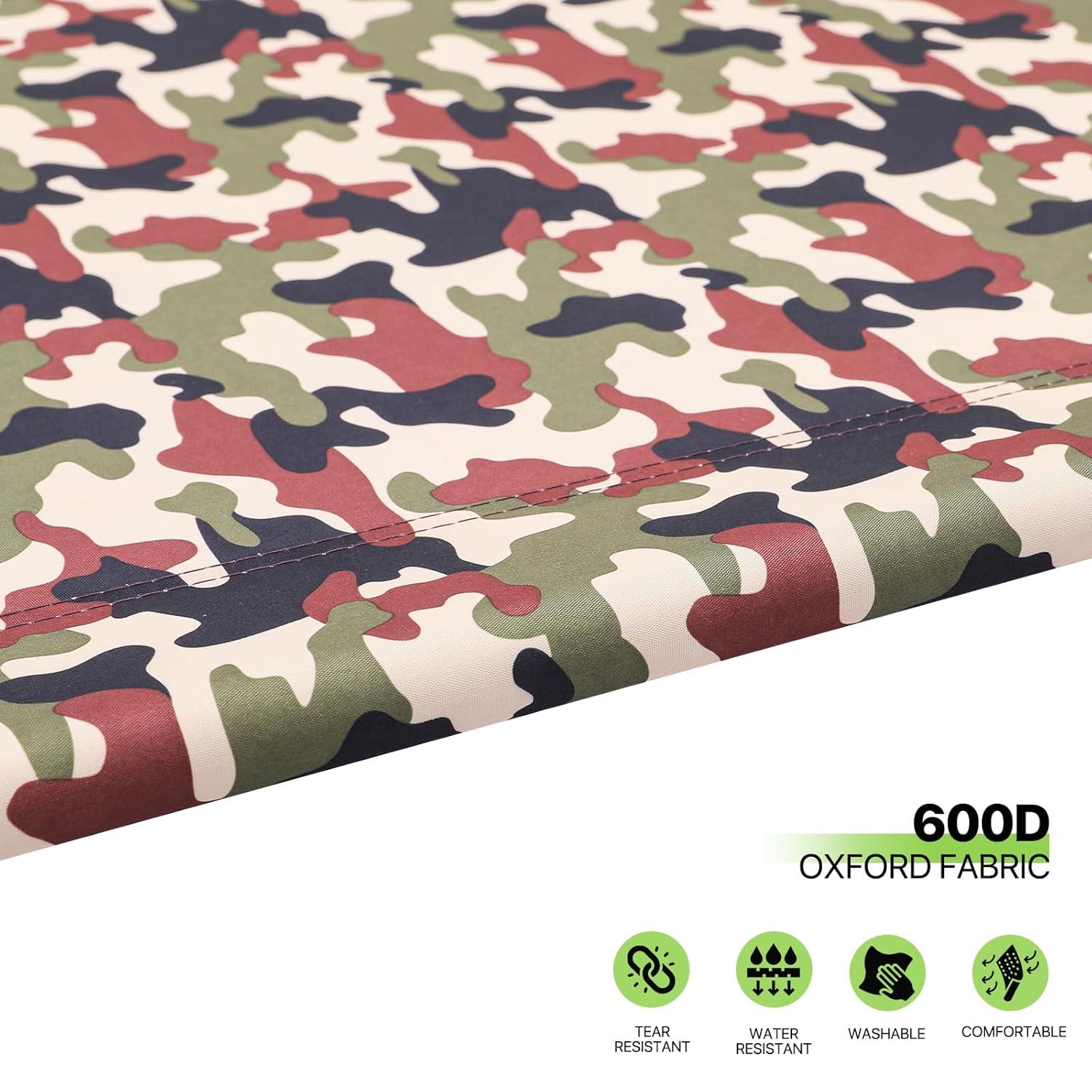 Magshion Portable Military Fold Up Camping Bed Cot + Free Storage Bag Camo